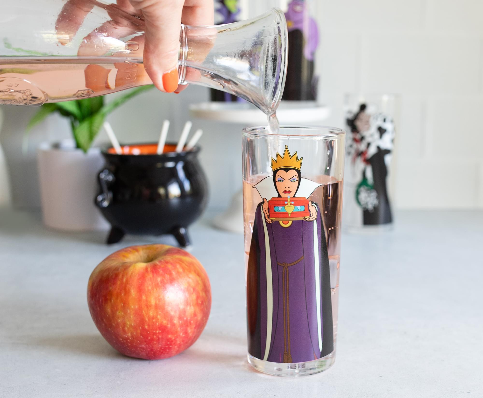 Disney Villains 10 - Ounce Tumbler Glasses Set of 4 - Wicked Delight!