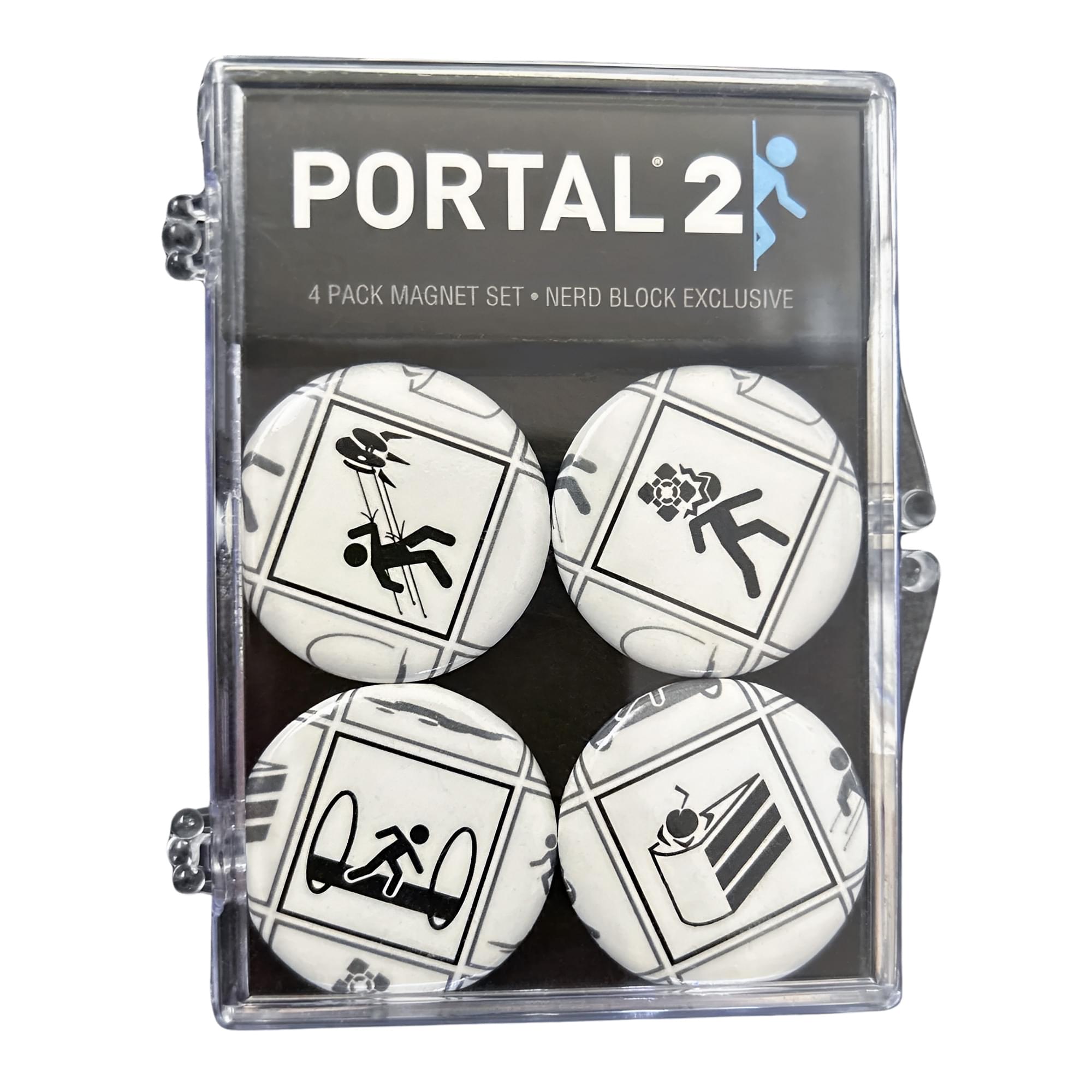Epic Portal 2 4-Piece Magnet Set
