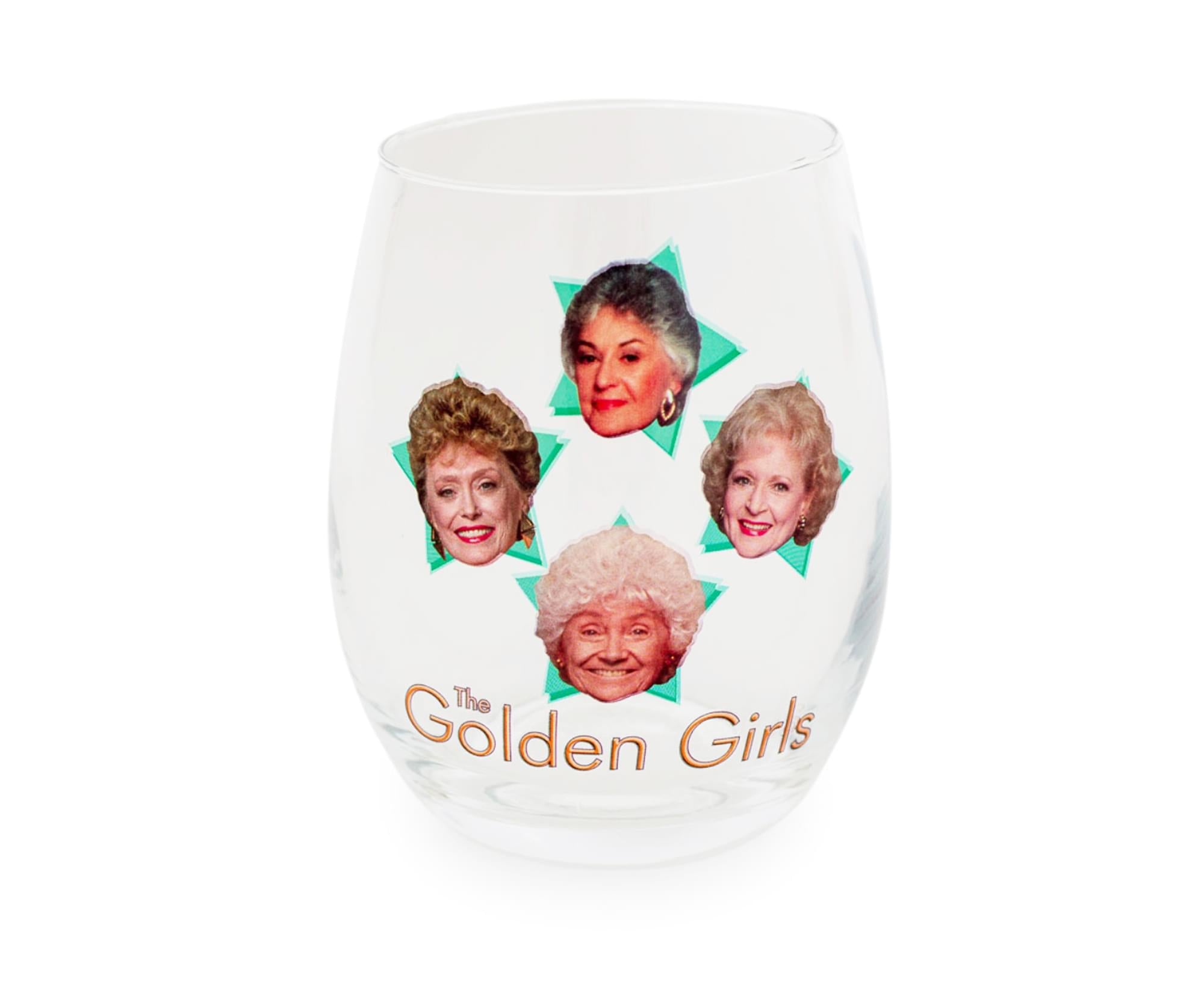 Cheers to Your Favorite Gals! The Golden Girls Stemless Wine Glass