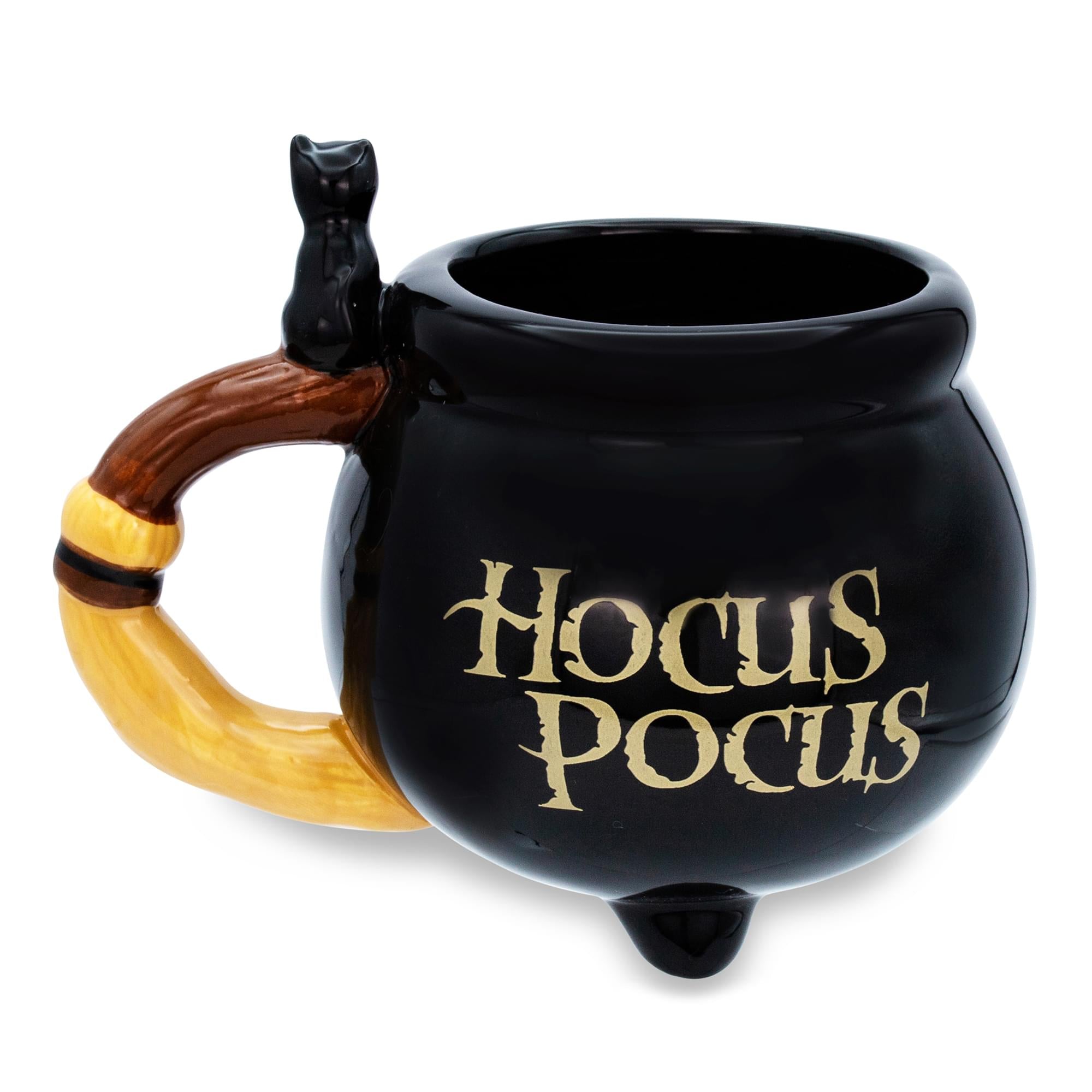Enchanting Disney Hocus Pocus Sanderson Sisters Ceramic Cauldron Mug - 20 Oz