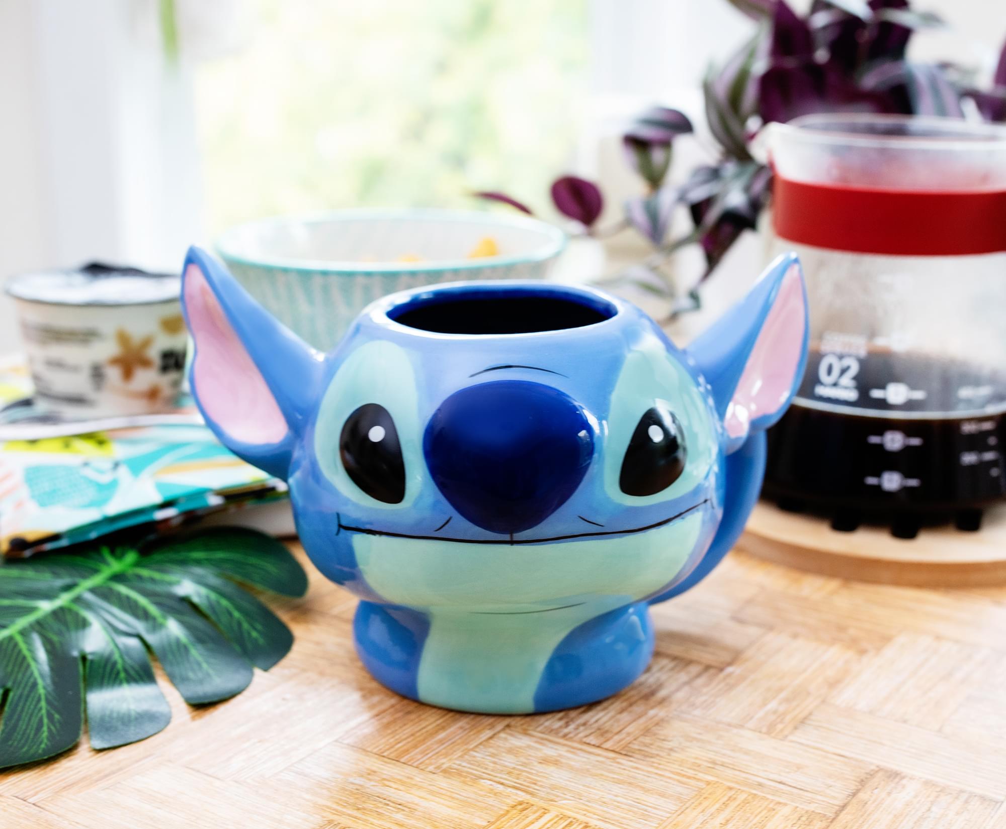 Out-of-this-World Disney Lilo & Stitch 3D Ceramic Mug - 20 Oz