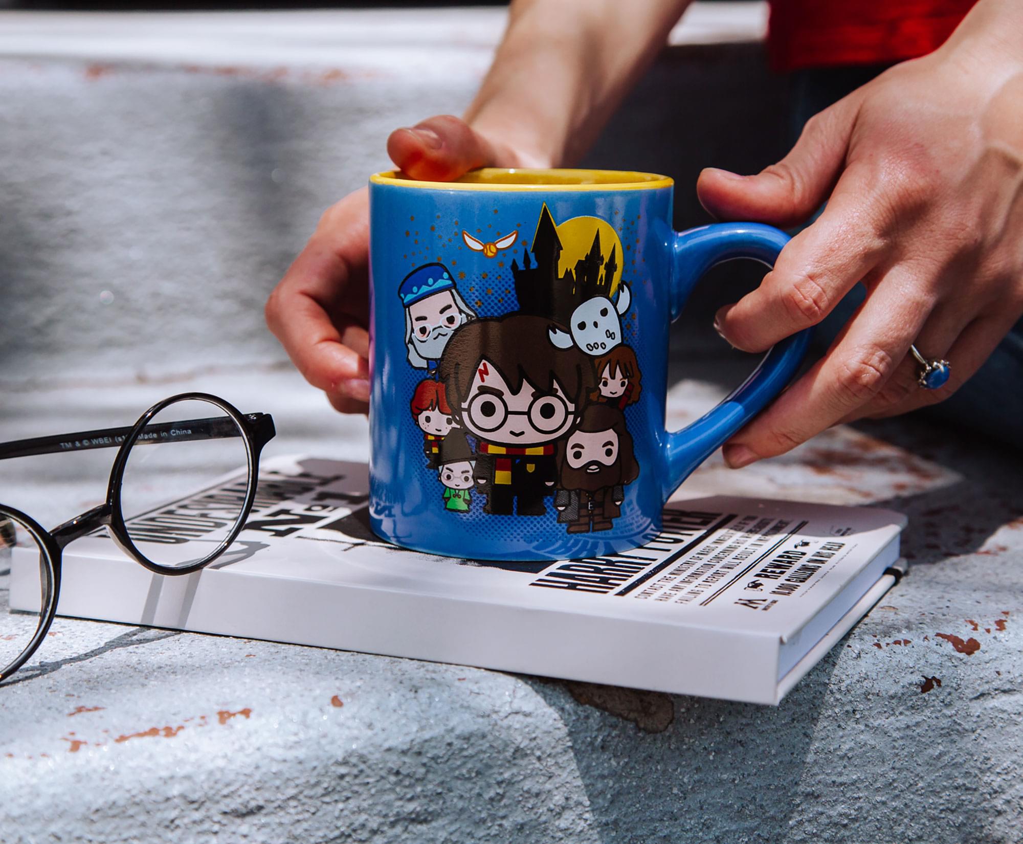 Enchanting Harry Potter Chibi Ceramic Mug - 14 Ounce Magic