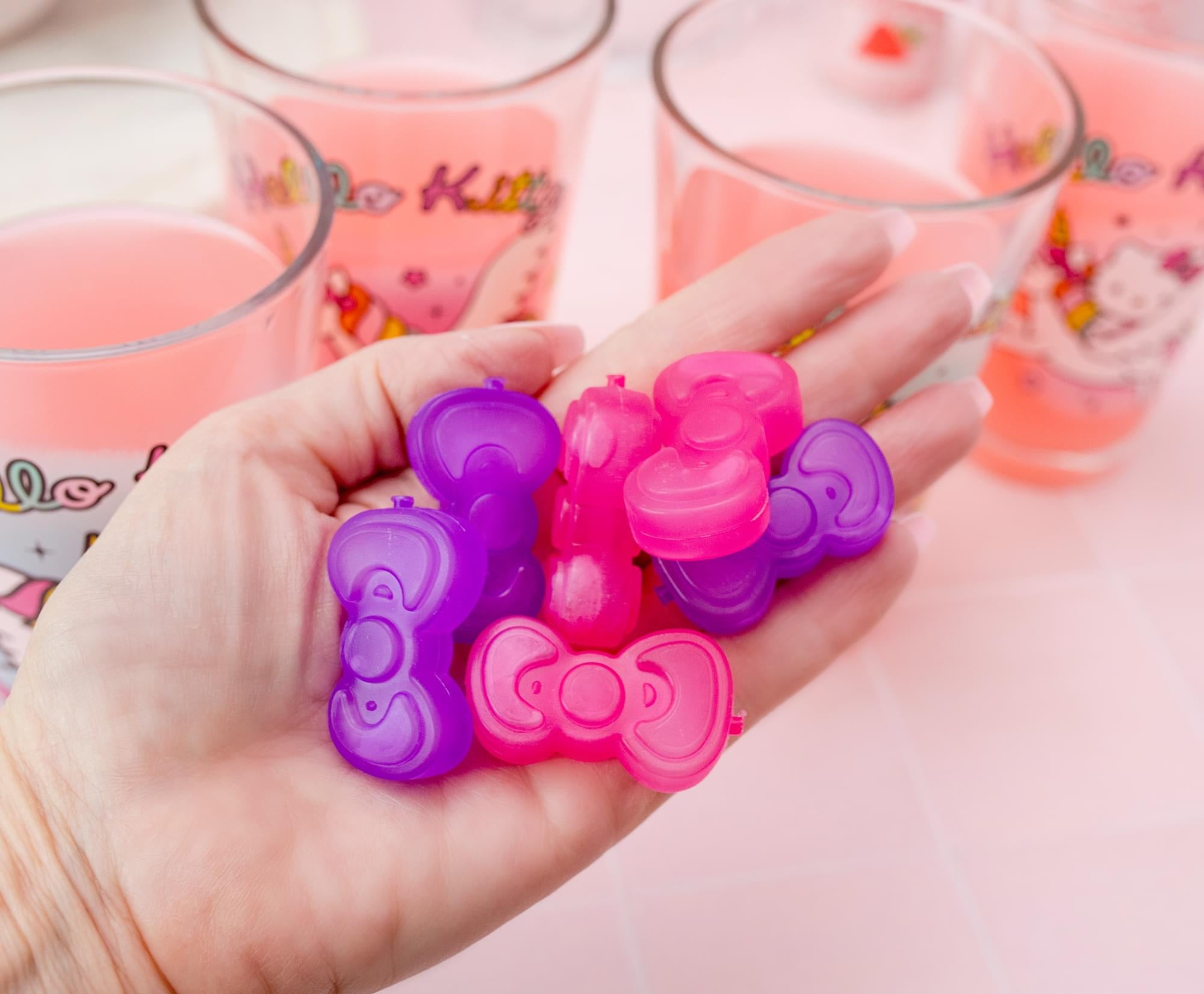Sanrio Hello Kitty Pretty Bows Reusable Ice Cubes - 6-Piece Set