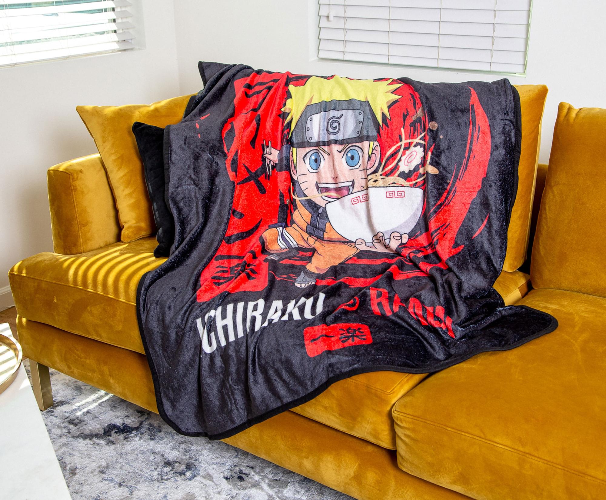 Naruto Shippuden Ichiraku Ramen Cozy Fleece Throw Blanket - 45 x 60 Inches