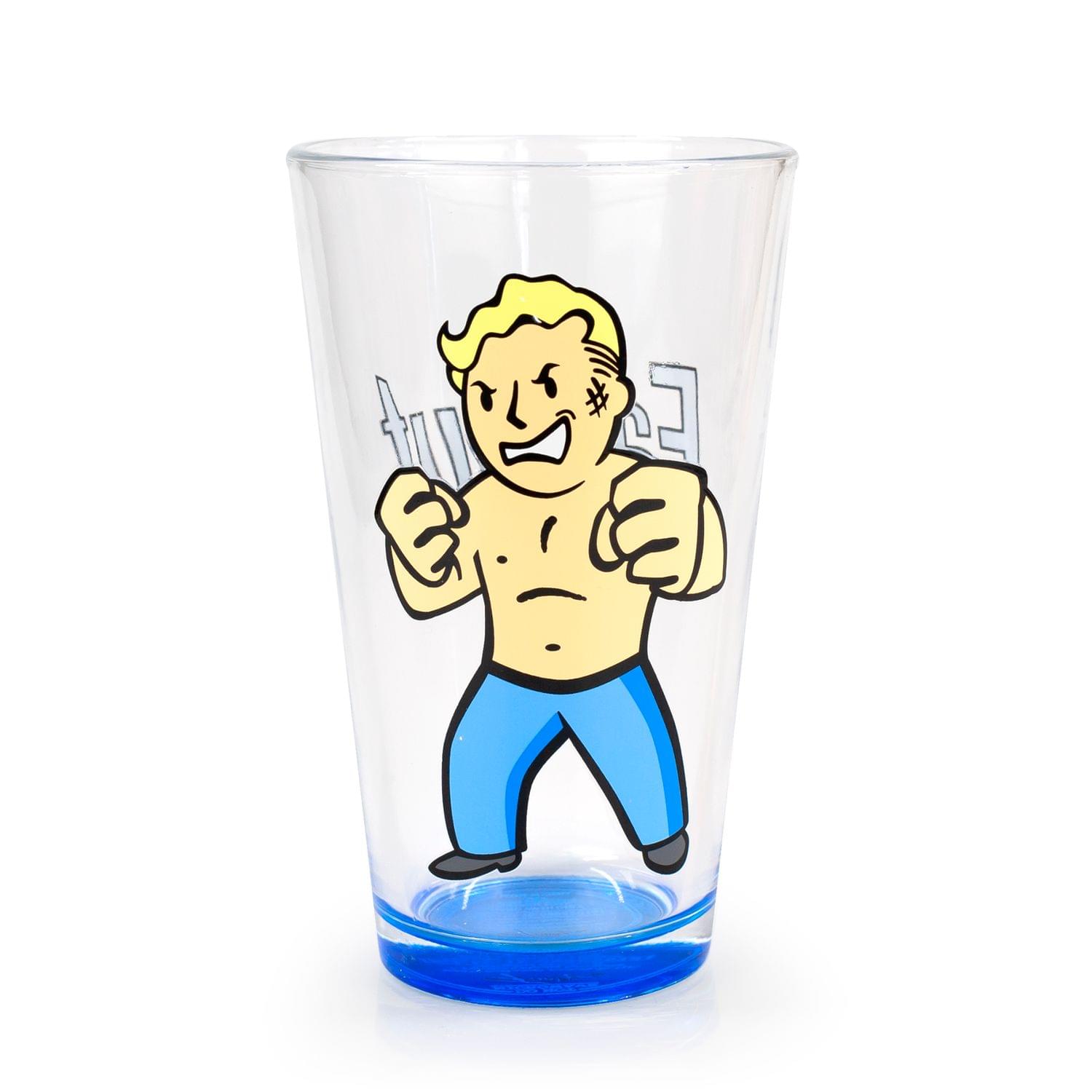 Fallout Vault Boy 16 Ounce Pint Glass - The Ultimate Xbox One Gift
