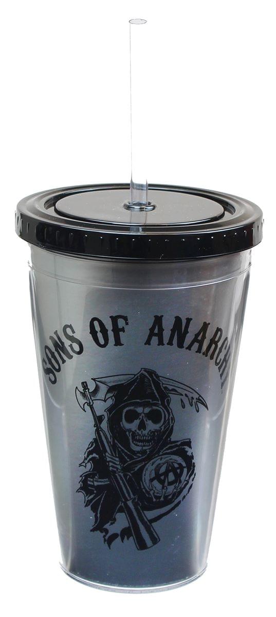 Rev Up Your Sons of Anarchy Pride with This 16oz Reaper Logo Carnival Cup