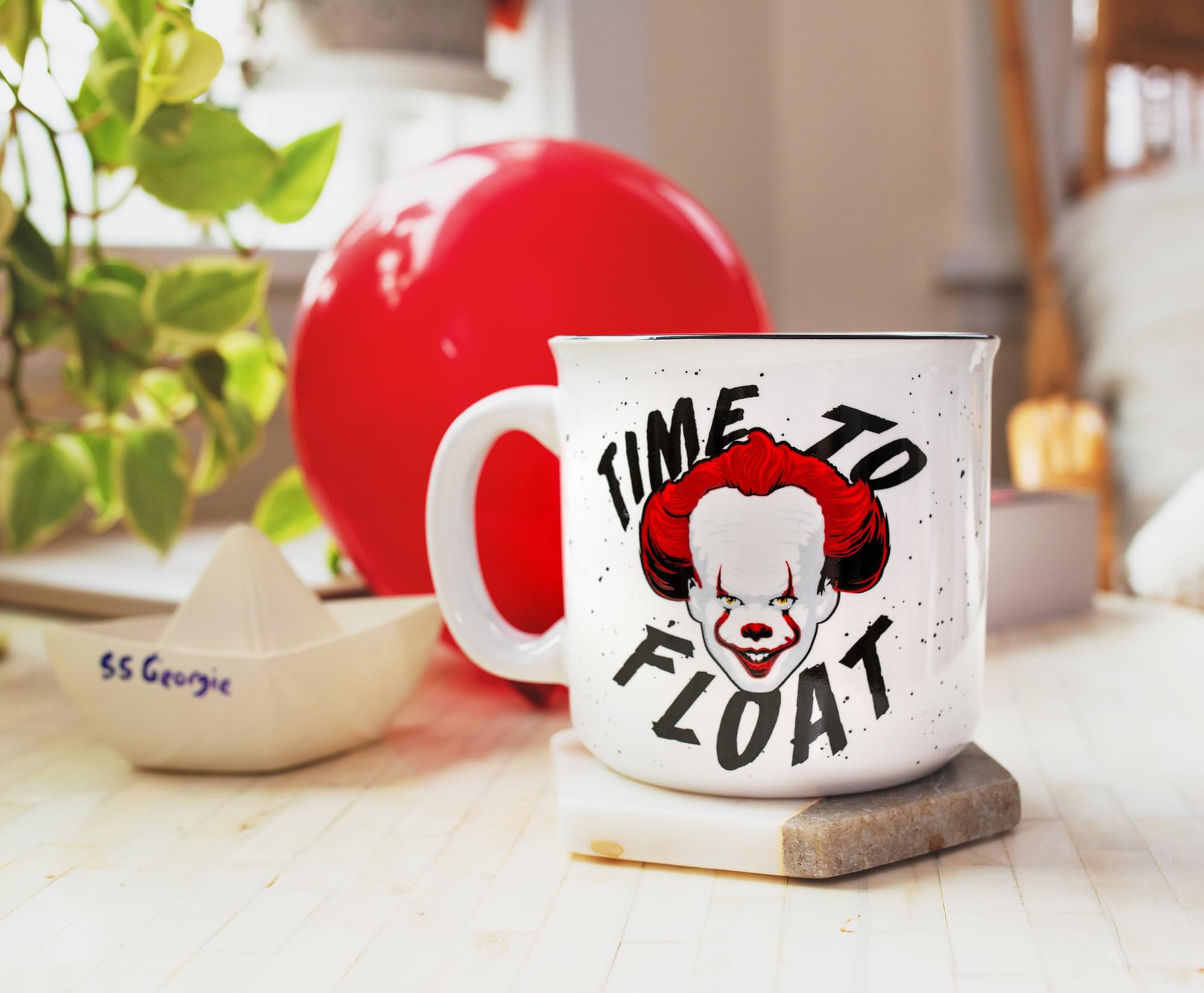 IT Pennywise Ceramic Camper Mug - 20 Oz