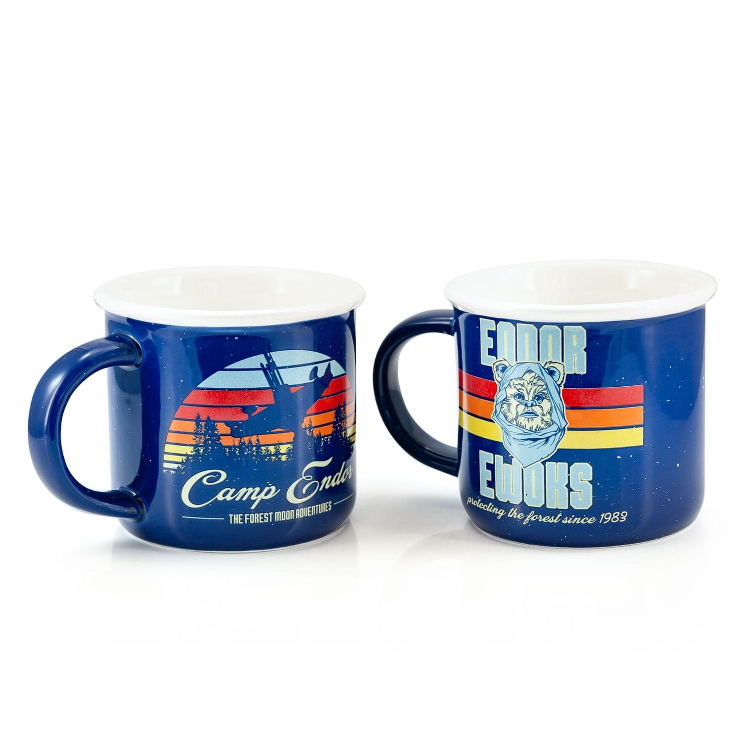 Star Wars Endor Camp Retro Mugs - Set of 2