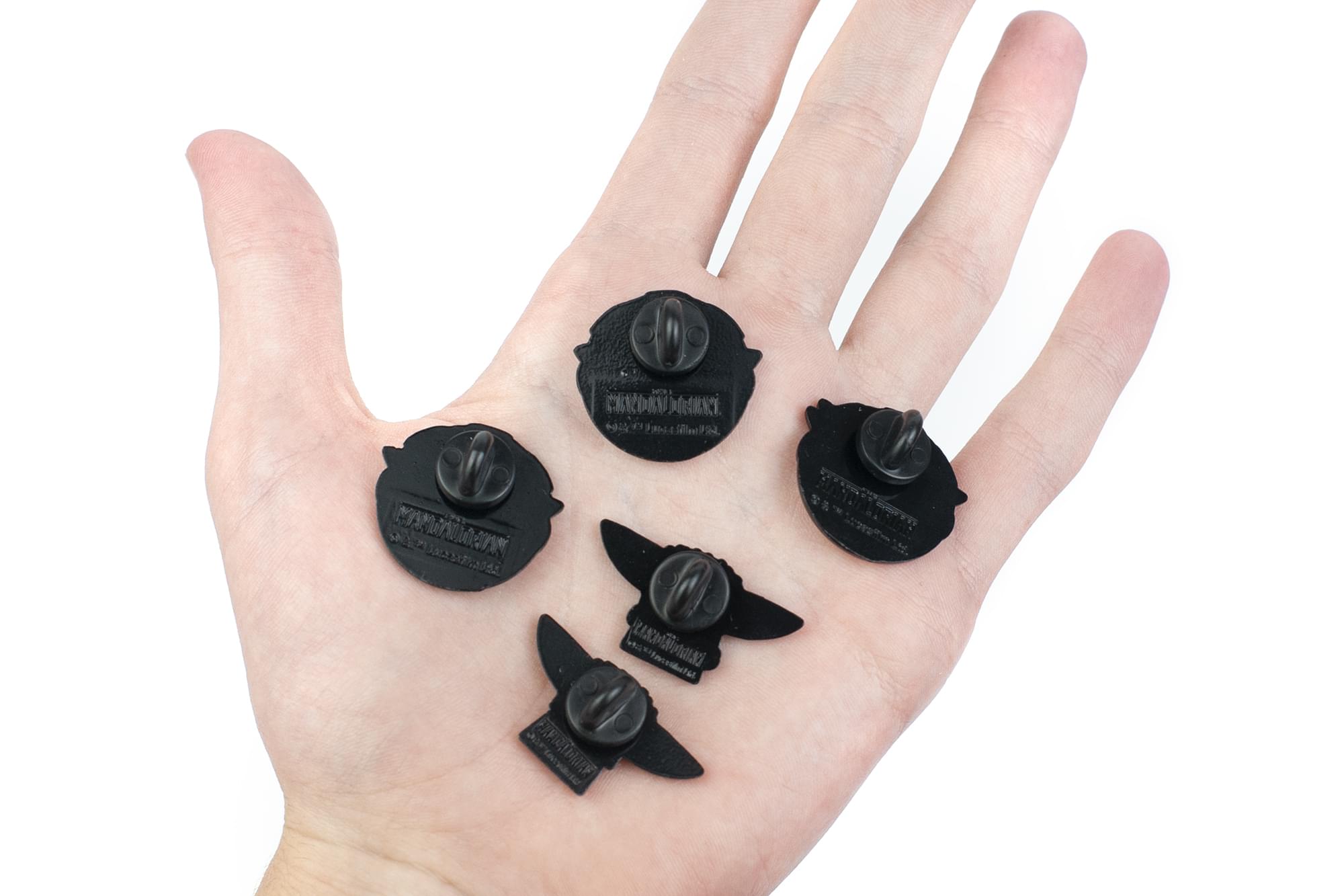 The Mandalorian: 5-Piece Enamel Pin Set of The Child - Adorable Baby Yoda Pins