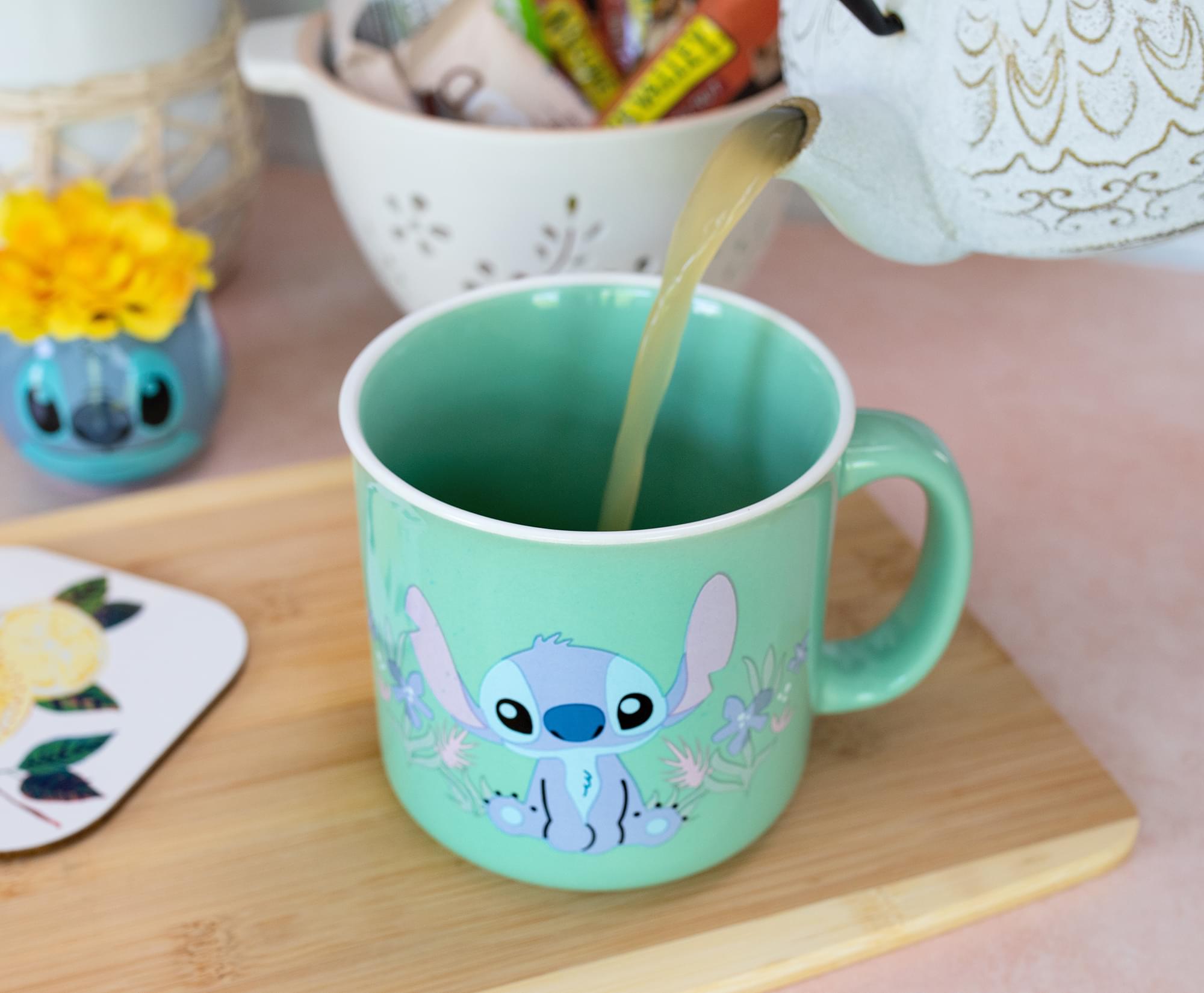 Disney Lilo & Stitch Ohana Means Family 20 - Ounce Ceramic Camper Mug - A Magical Sip