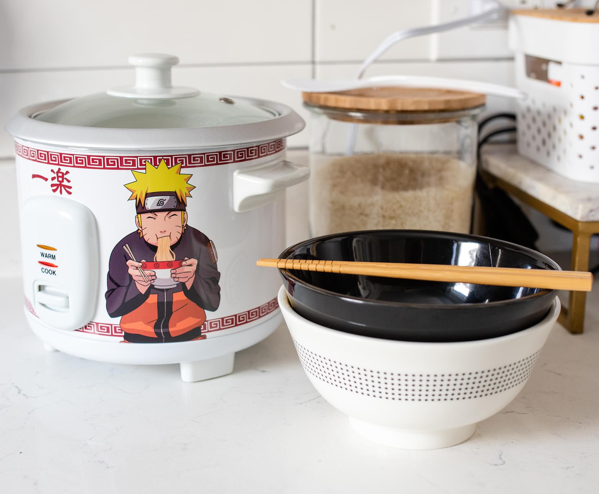 Naruto Shippuden Ichiraku Ramen-Inspired Automatic Rice Cooker & Warmer - 24 Ounce