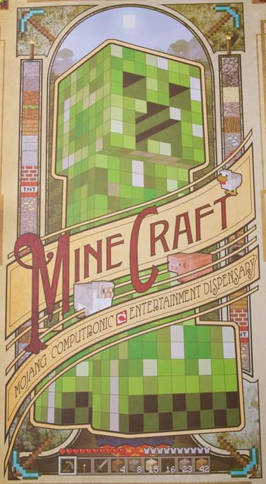 Stunning Minecraft Computronic Poster