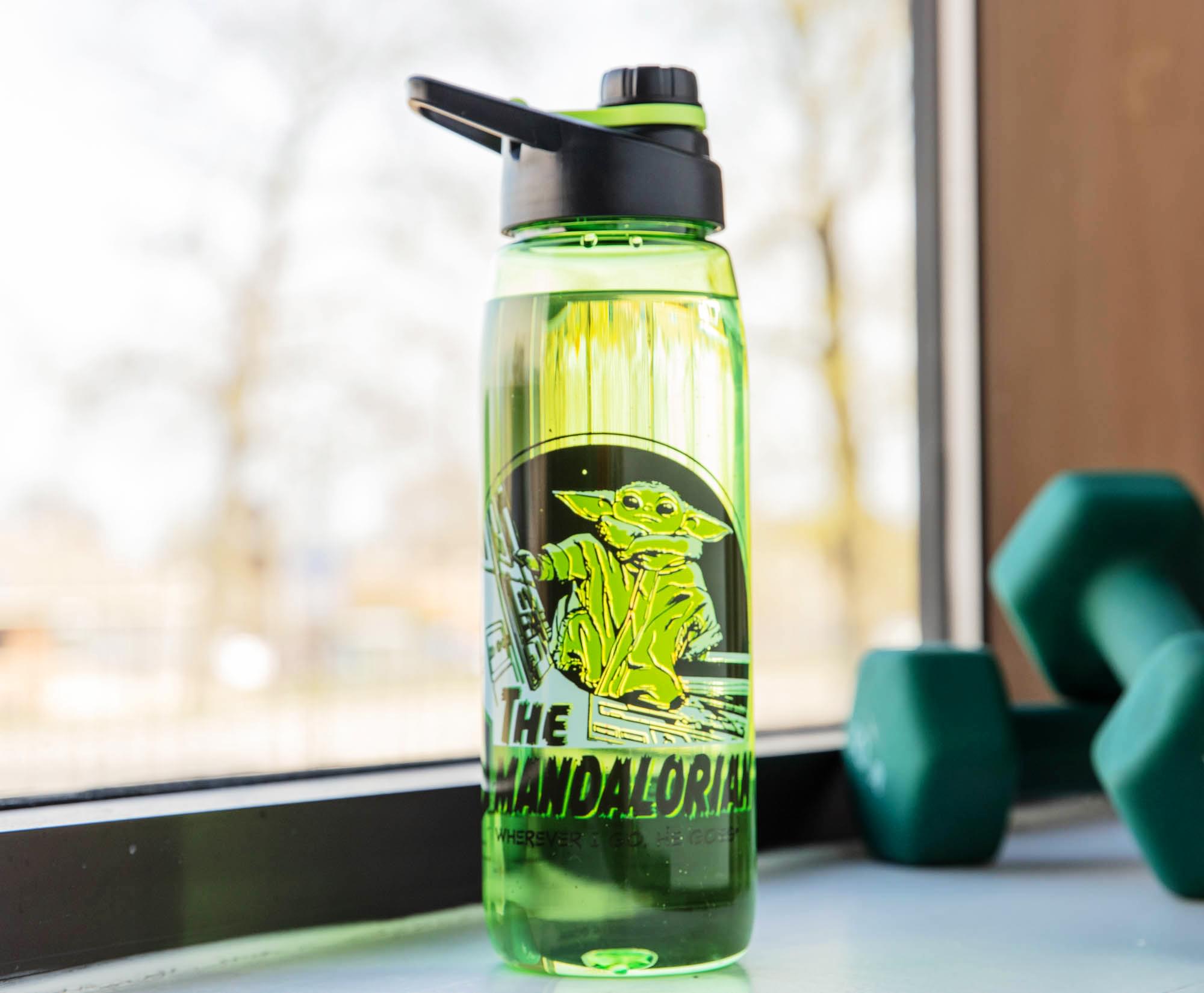 The Mandalorian 28-Ounce Screw-Top Plastic Water Bottle