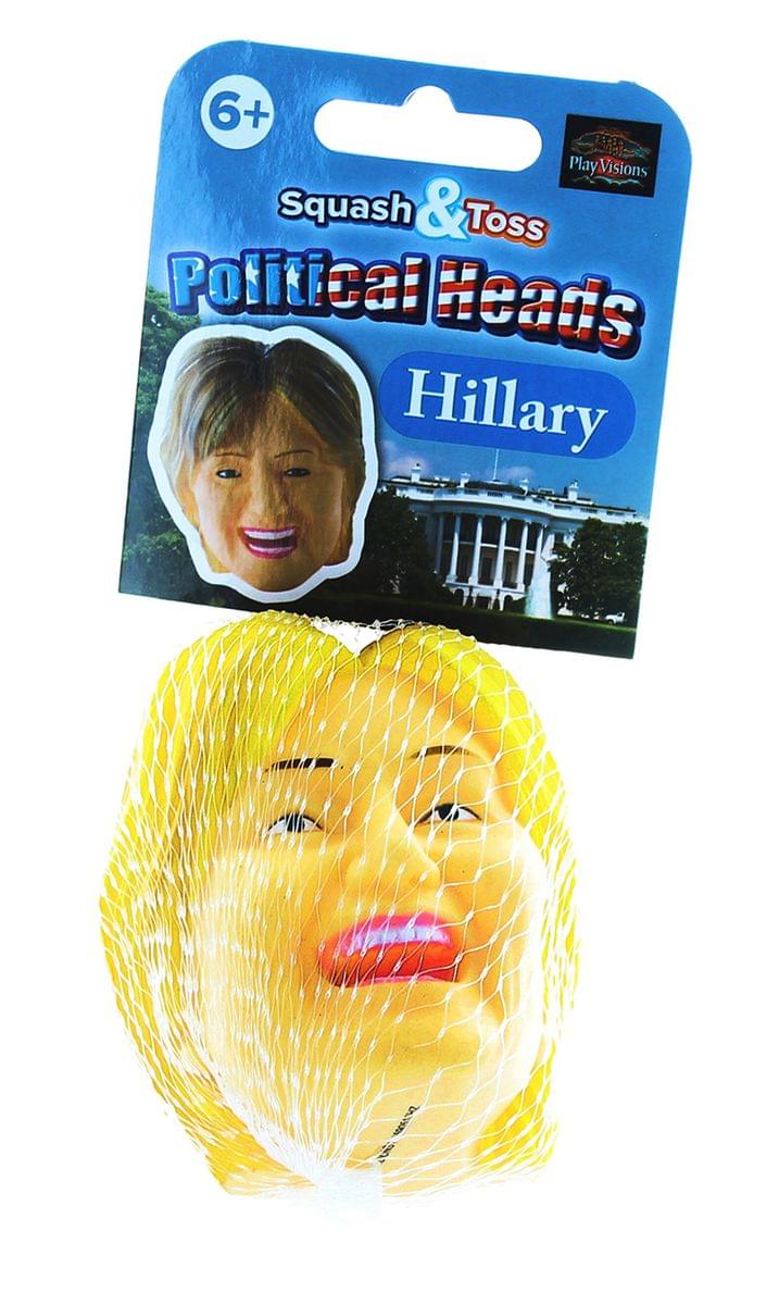 Hilarious Hillary Clinton Squash & Toss Stress Ball
