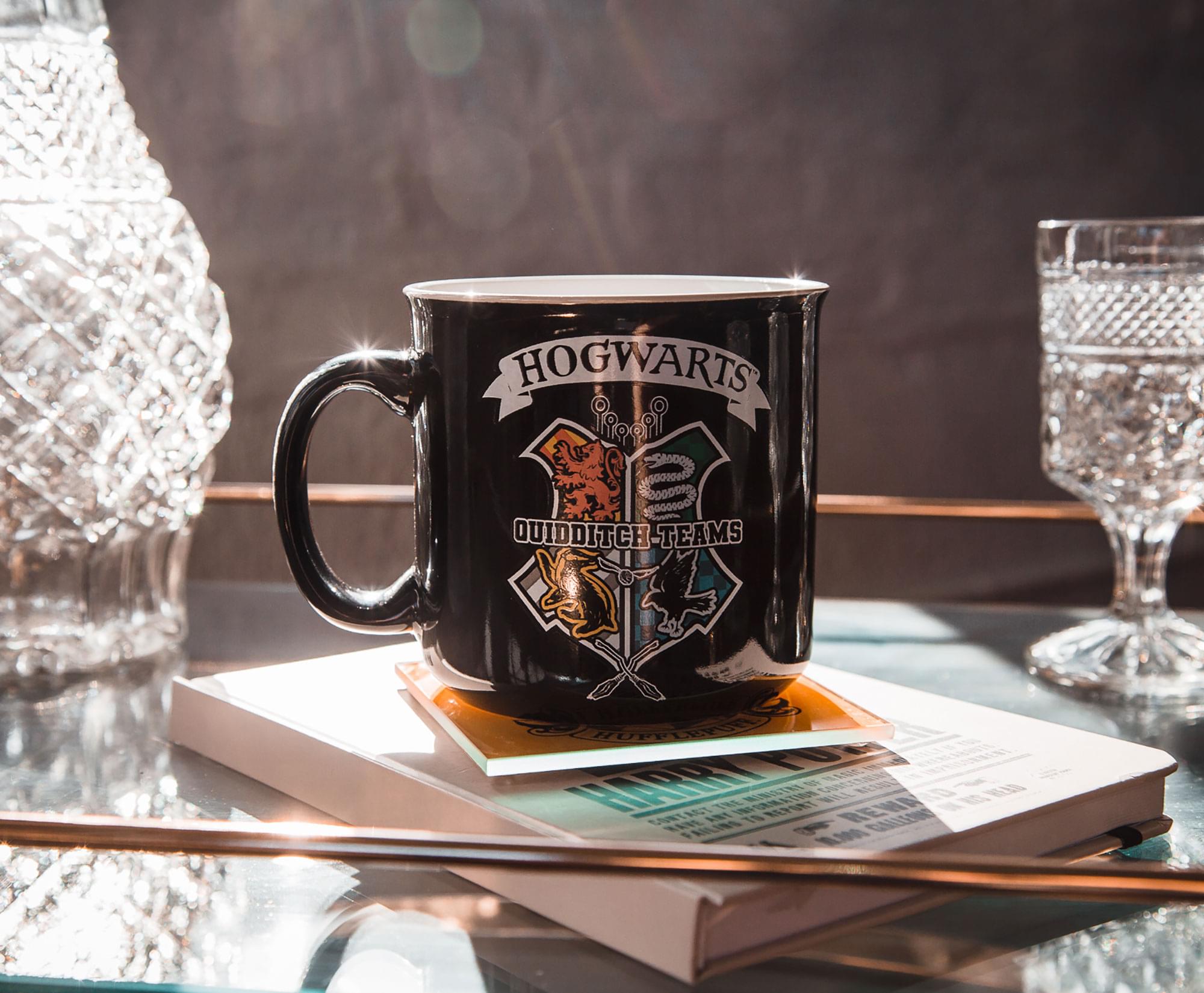 Harry Potter Quidditch Crest 20-Ounce Ceramic Camper Mug