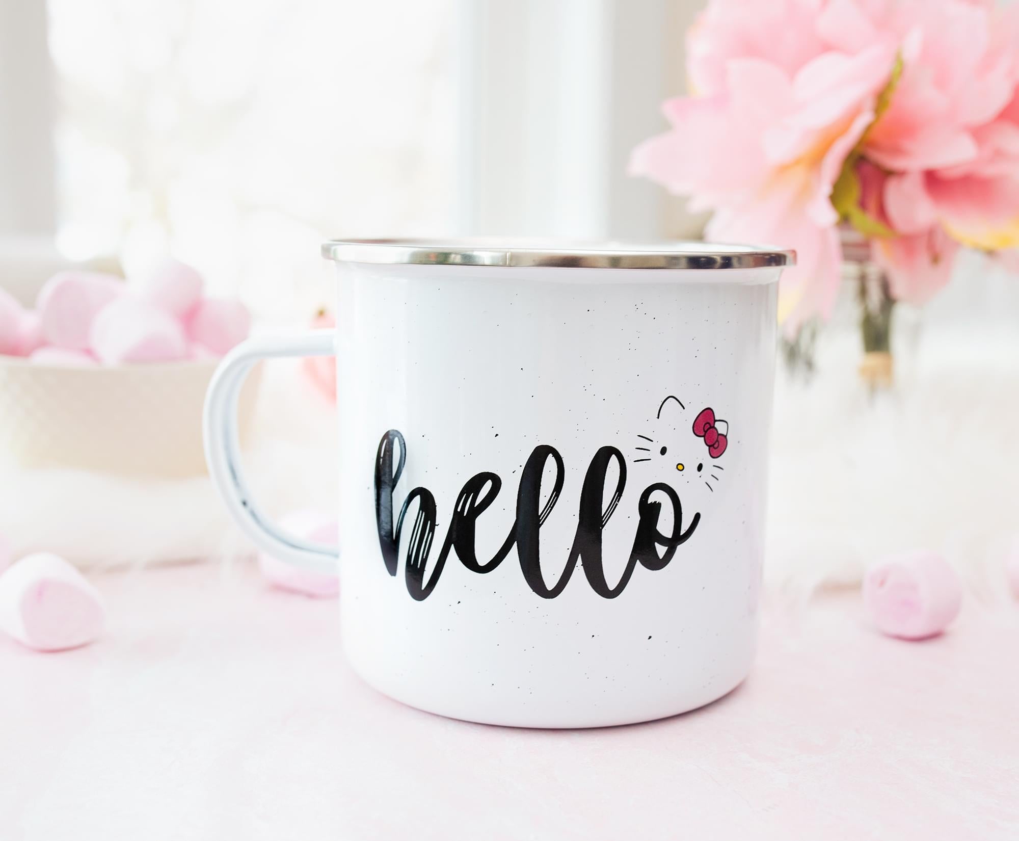 Sanrio Hello Kitty Ceramic Camper Mug - 20 Ounce Delight