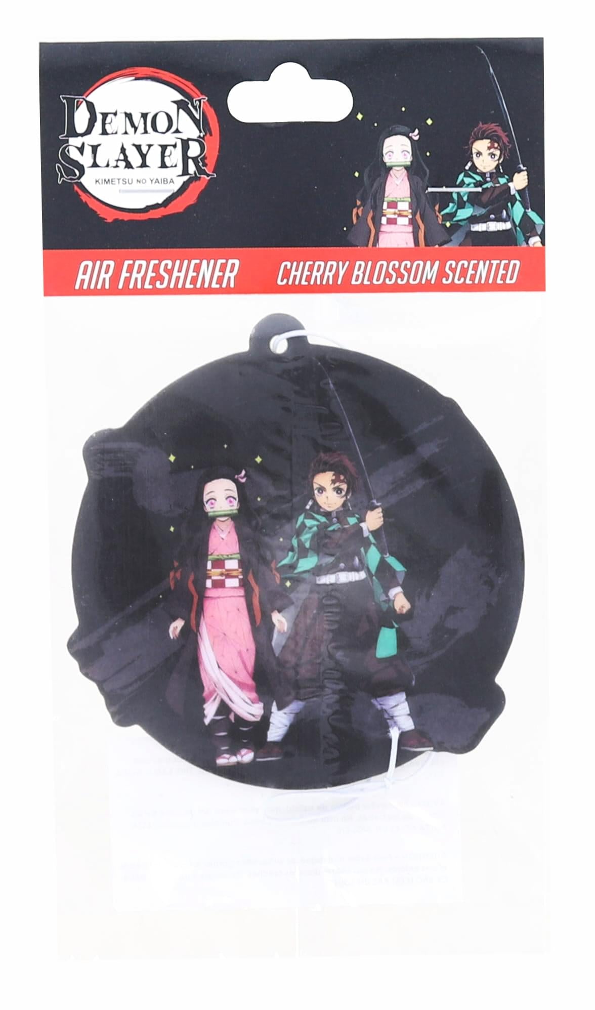 Demon Slayer Tanjiro & Nezuko Cherry Blossom Scent Air Freshener - Banish Odors Now!