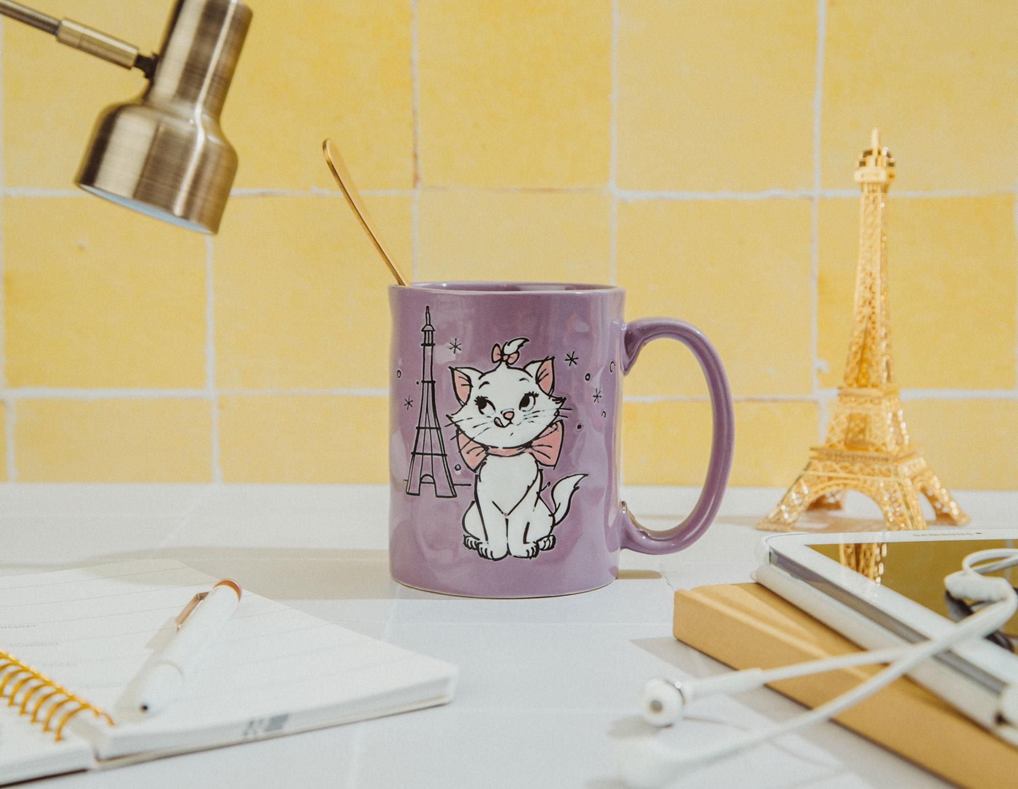 Enchanting Disney The Aristocats Marie In Paris Ceramic Mug - 15 Ounce Delight