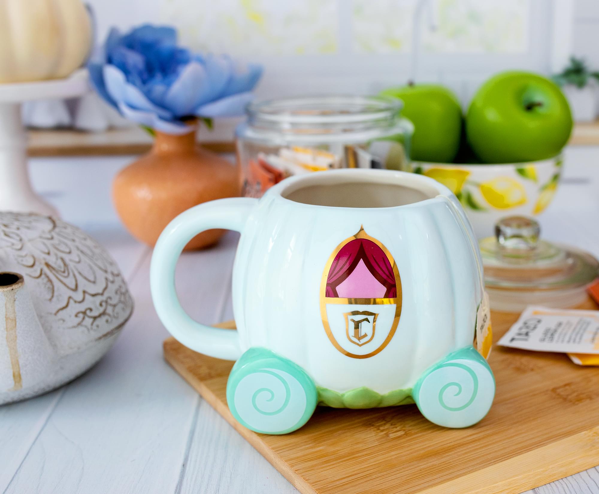 Enchanting Disney Cinderella Coach 3D Ceramic Mug - 20 Ounce