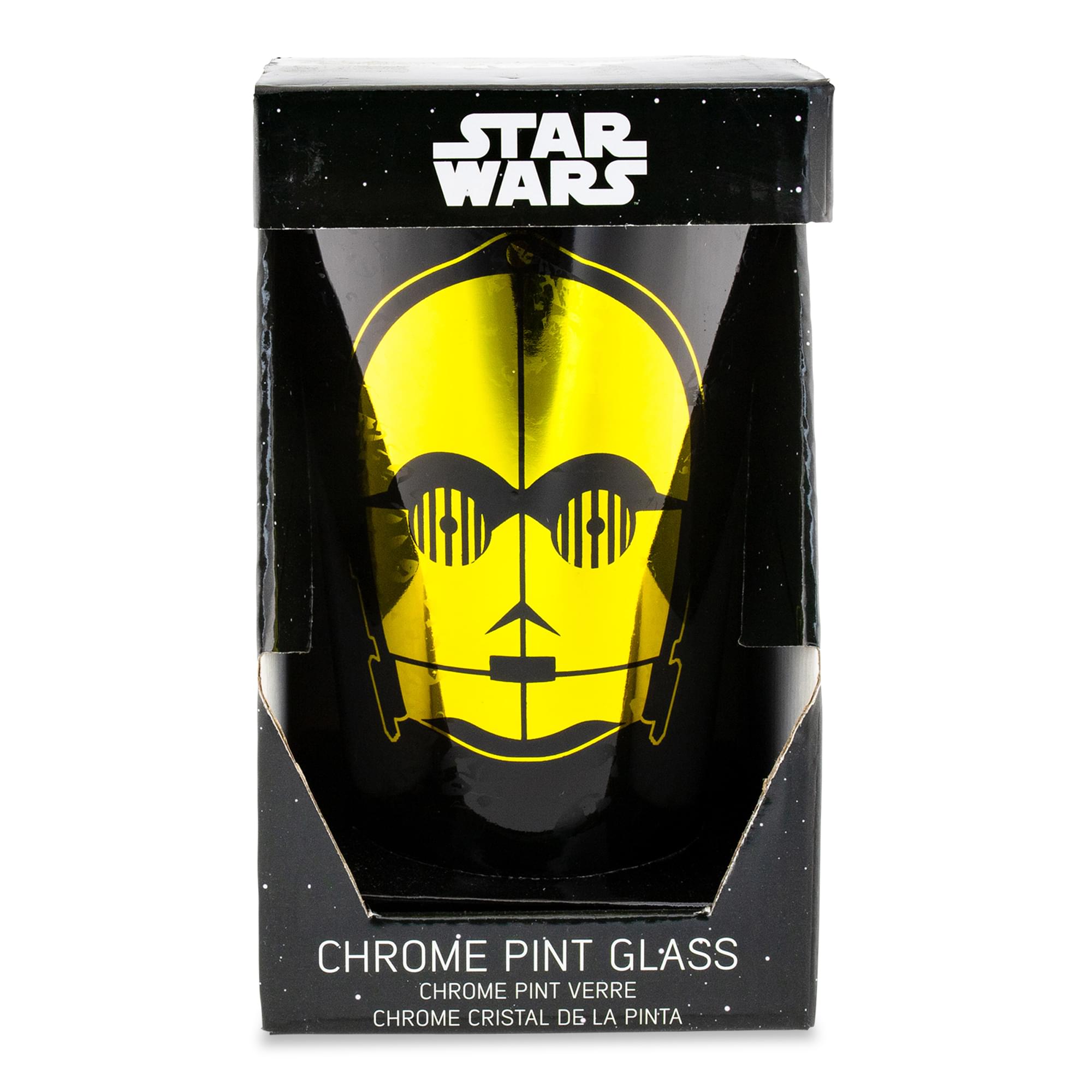 Epic Star Wars C3PO Chrome Pint Glass