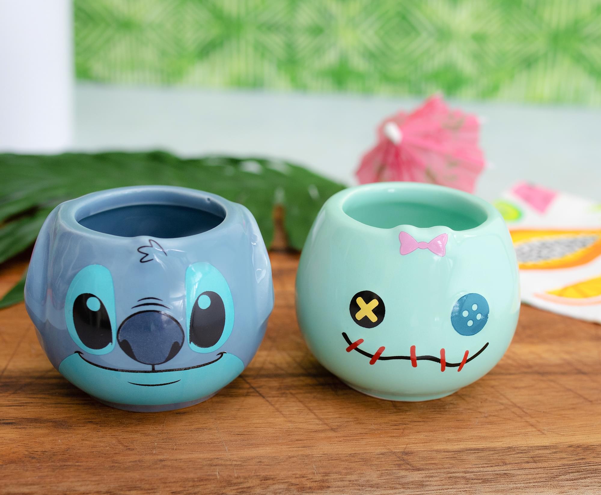 Disney Lilo & Stitch Scrump and Stitch Ceramic Mini Mug Set - 2 Pack