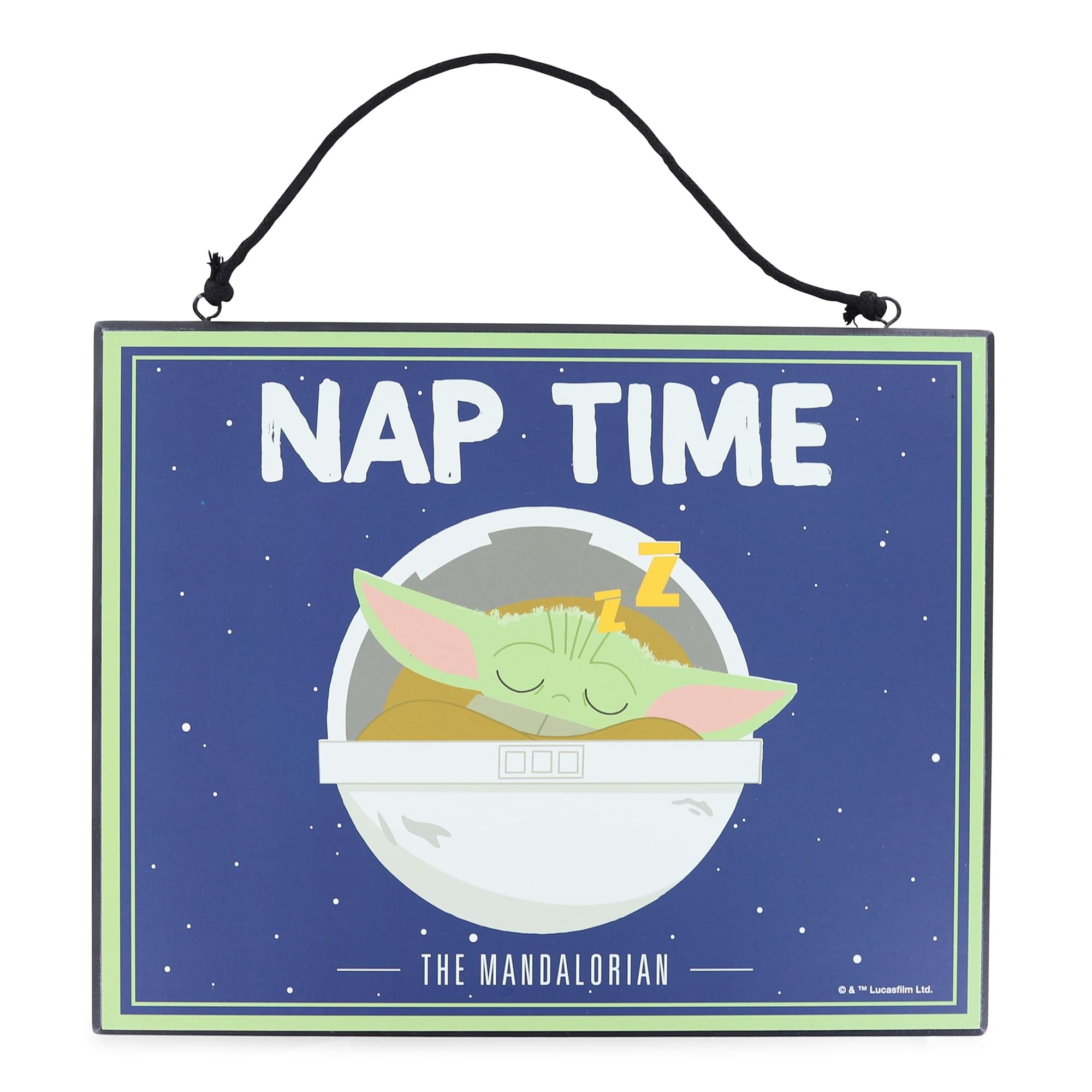 The Mandalorian Grogu Snack Time Reversible Door Sign - A Galactic Welcome!