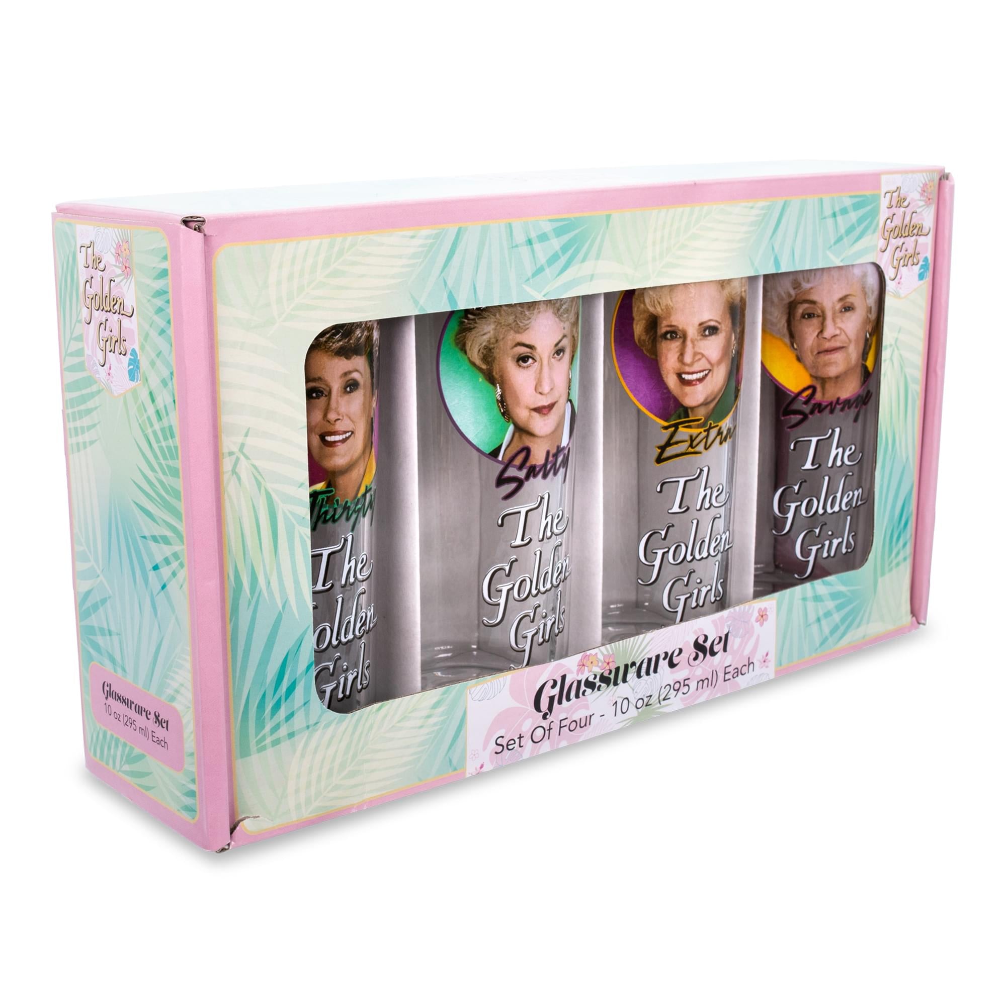 The Golden Girls 10-Ounce Tumbler Glasses Set of 4 - Logo Design