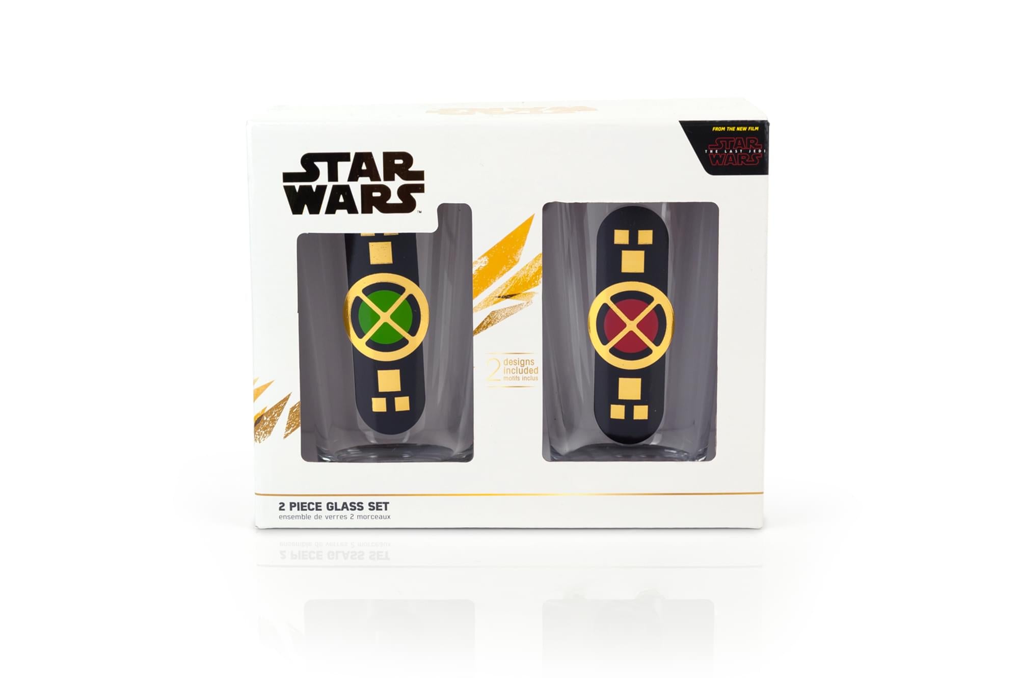 Epic Star Wars: The Last Jedi 16oz Glass Set