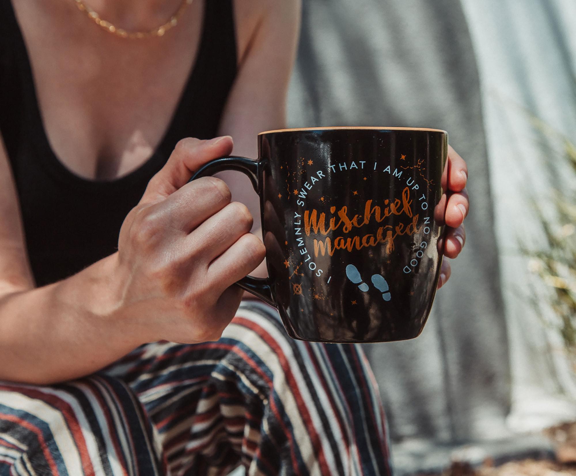 Enchanting Harry Potter Marauder's Map Ceramic Mug - 18 Oz