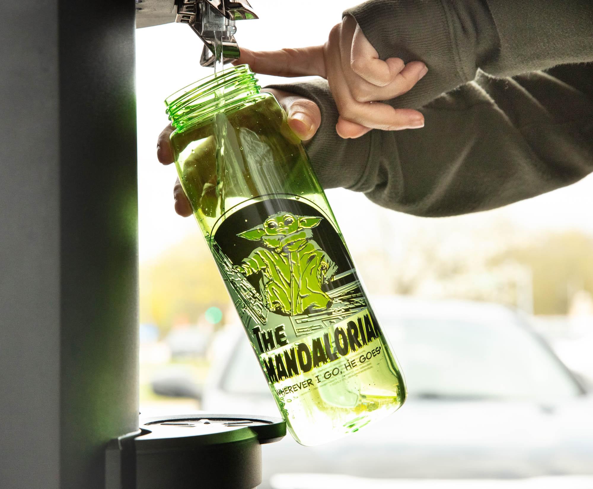 The Mandalorian 28-Ounce Screw-Top Plastic Water Bottle