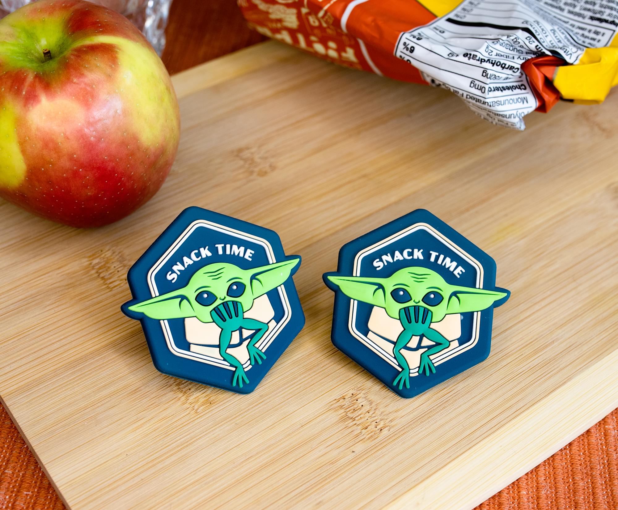Star Wars: The Mandalorian Grogu Snack Time Magnetic Chip Clips - 2-Pack