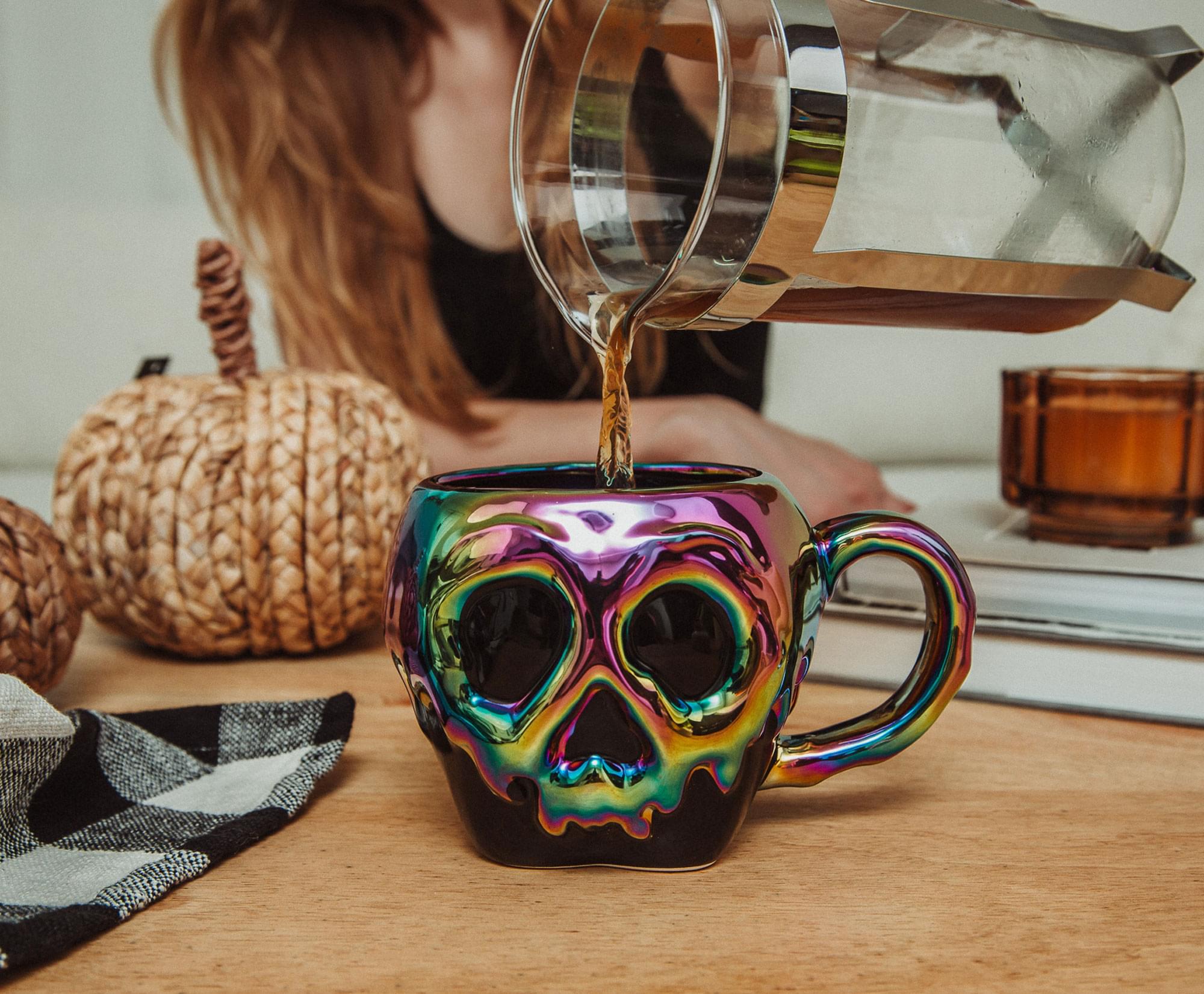 Disney Villains Evil Queen Poison Apple Electroplated Ceramic Mug - A Wicked Delight