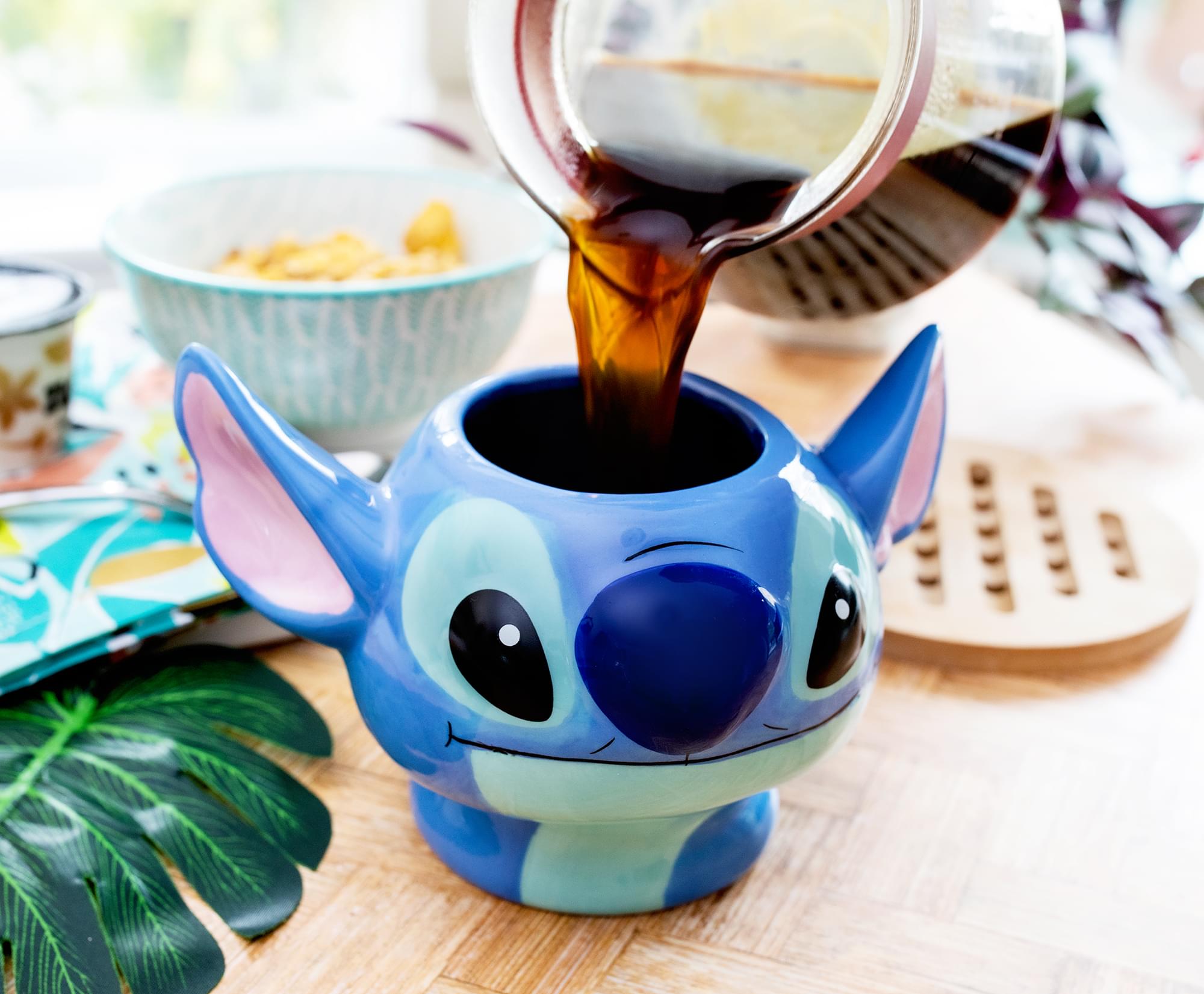 Out-of-this-World Disney Lilo & Stitch 3D Ceramic Mug - 20 Oz