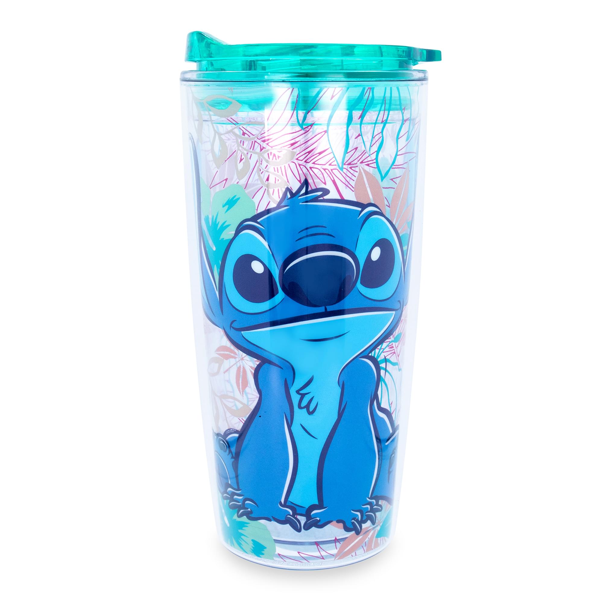 Disney Lilo & Stitch 20-Ounce Travel Tumbler with Slide Close Lid