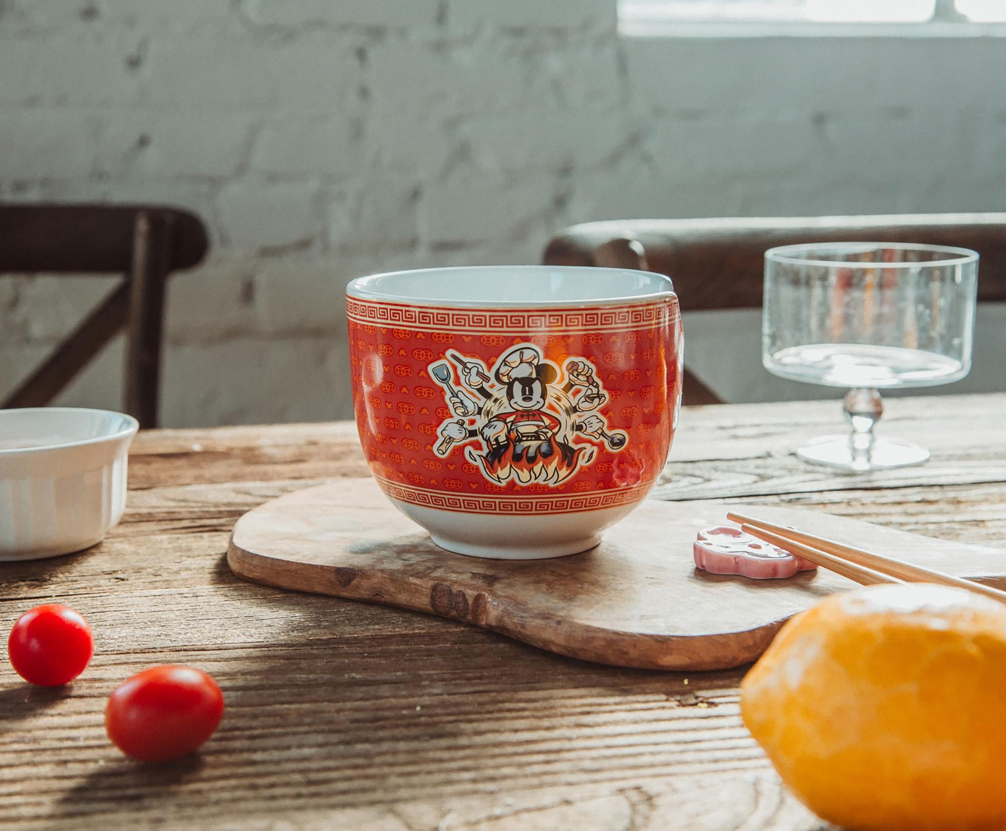 Disney's Enchanting Mickey Mouse 20 - Ounce Ramen Bowl & Chopstick Set