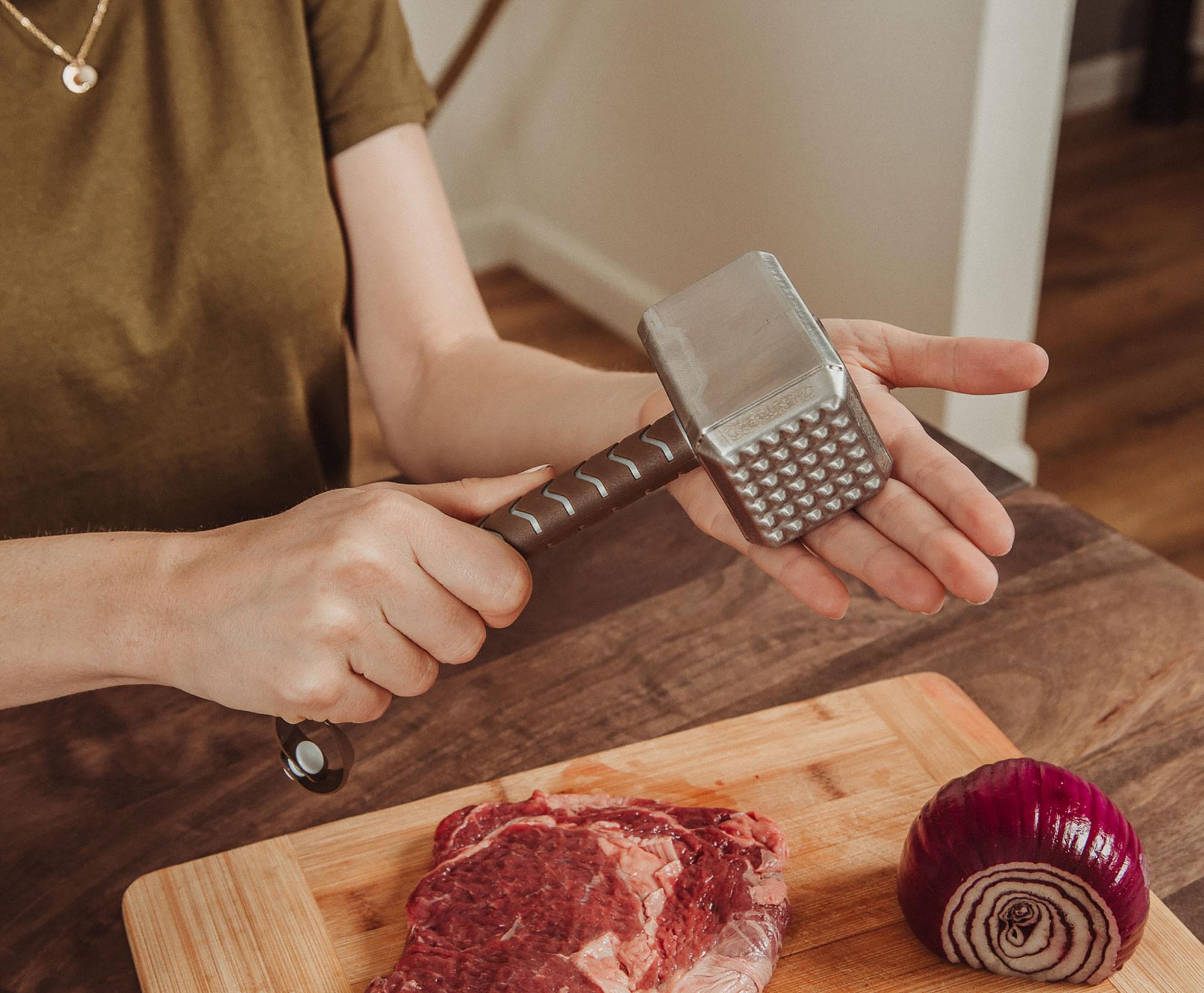 Marvel's Epic Mighty Thor Mjolnir Hammer Replica Stainless Steel Meat Tenderizer