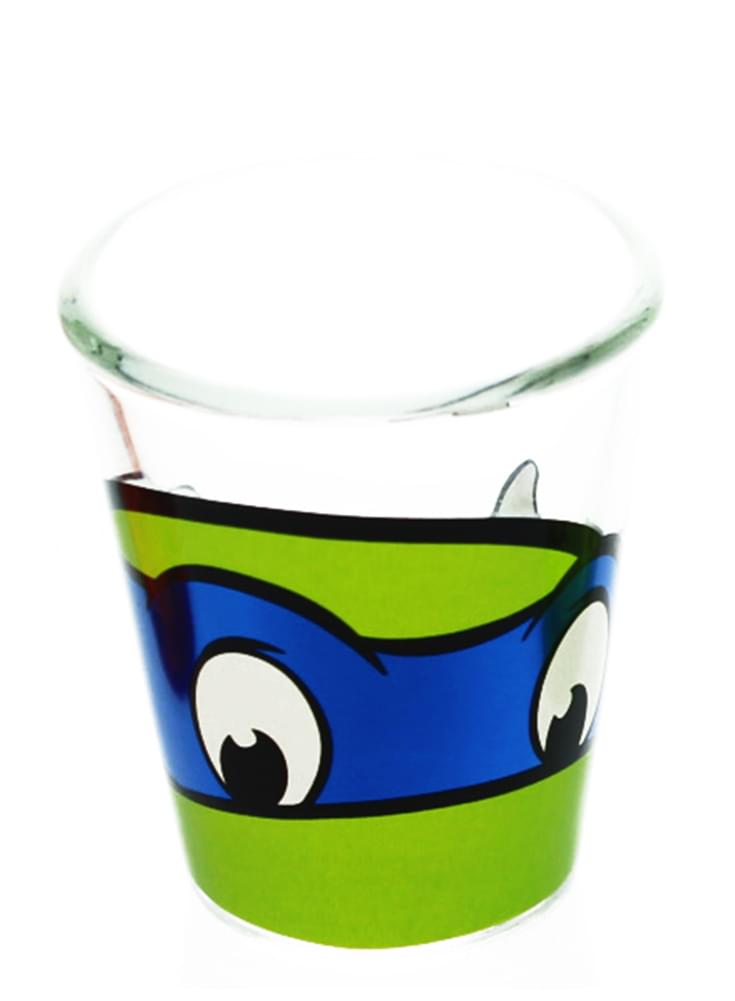 Leonardo Clear Shot Glass - The Ultimate Teenage Mutant Ninja Turtles Toastware