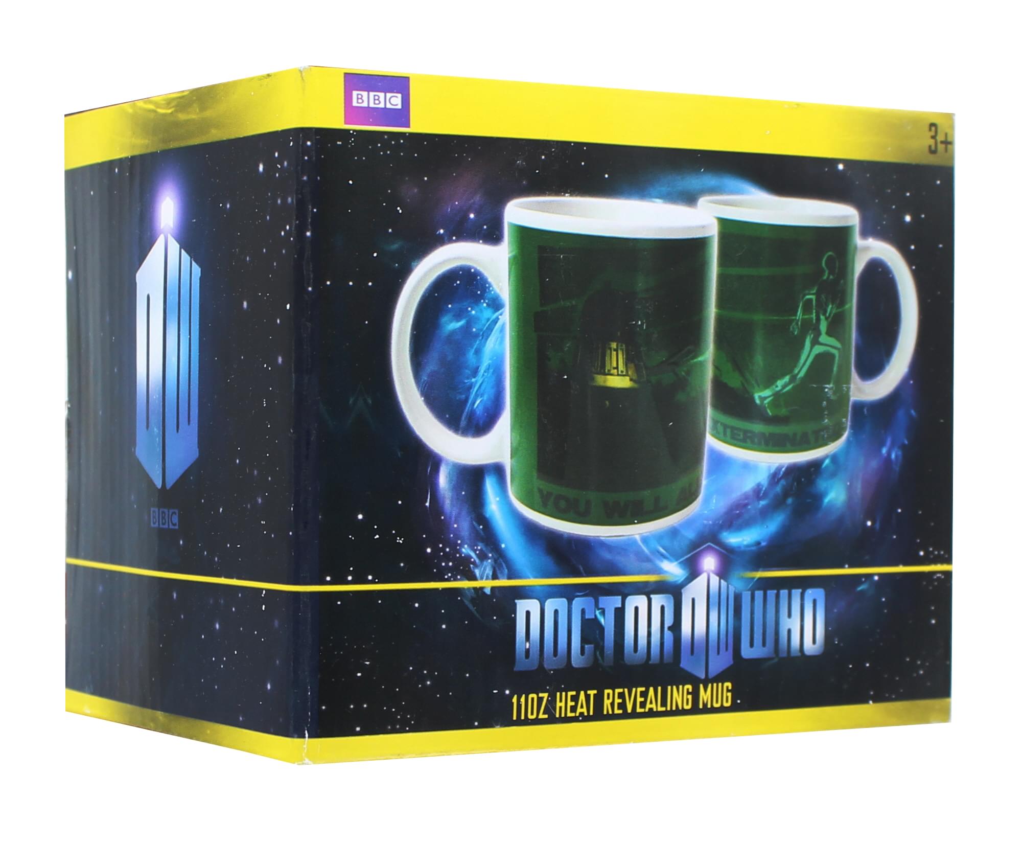Doctor Who Dalek Skeleton Heat - Sensitive Mug: Travel Through Time in Style
