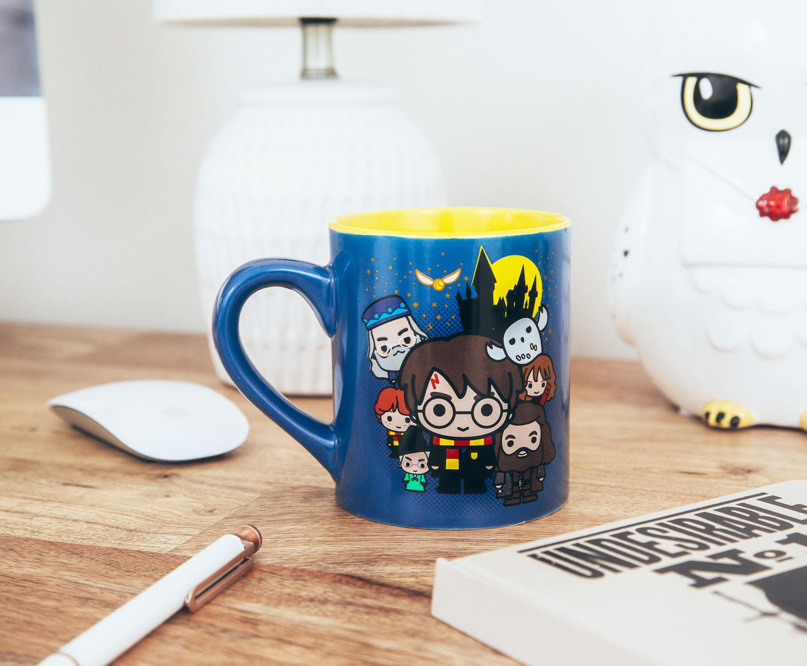 Enchanting Harry Potter Chibi Ceramic Mug - 14 Ounce Magic
