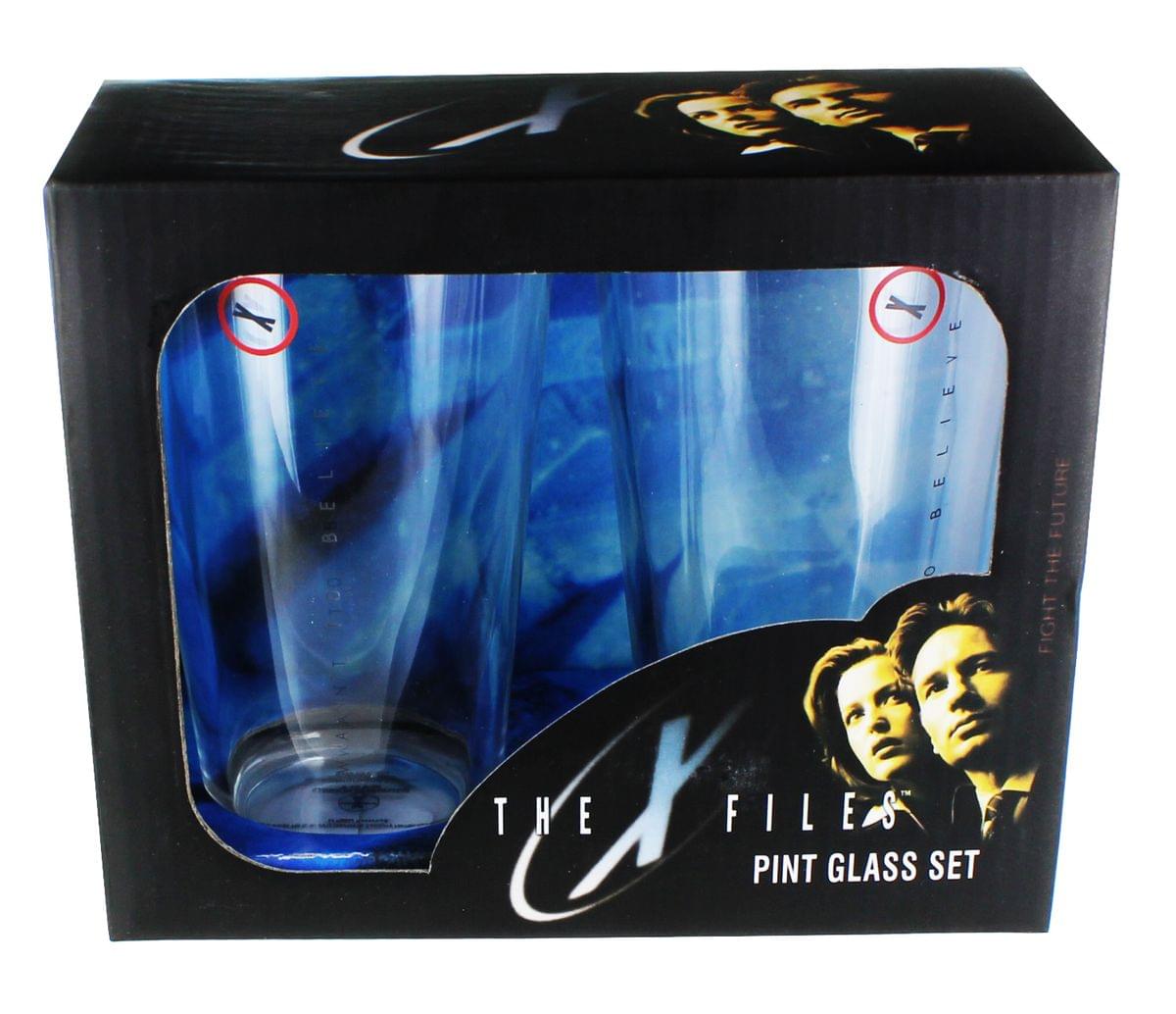 Unleash Your X-Files Fandom with the 'I Want to Believe' Pint Glass Set