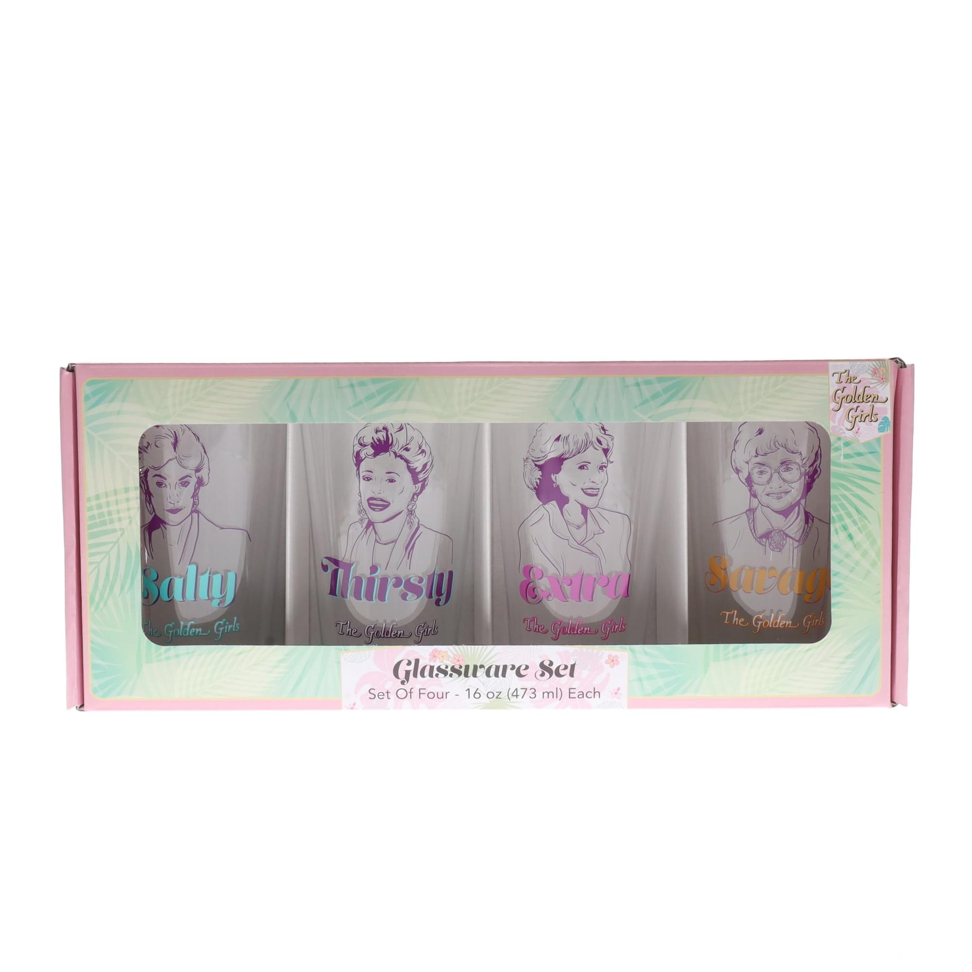 Cheers to The Golden Girls! 16 - Ounce Pint Glasses Set of 4