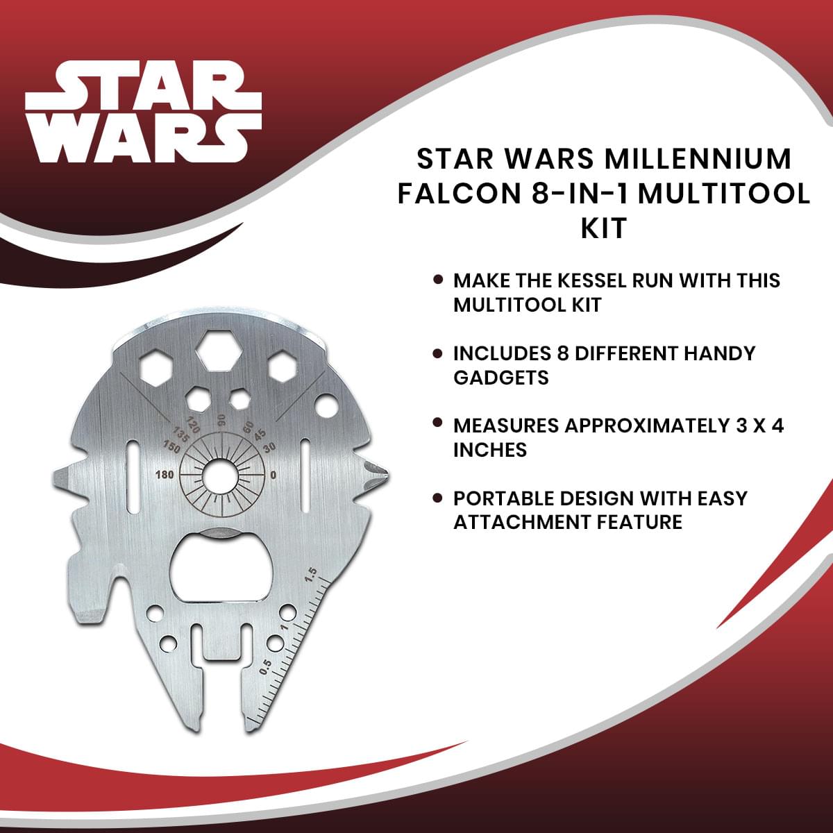 The Ultimate Star Wars Millennium Falcon 8 - in - 1 Multitool for Your Adventures