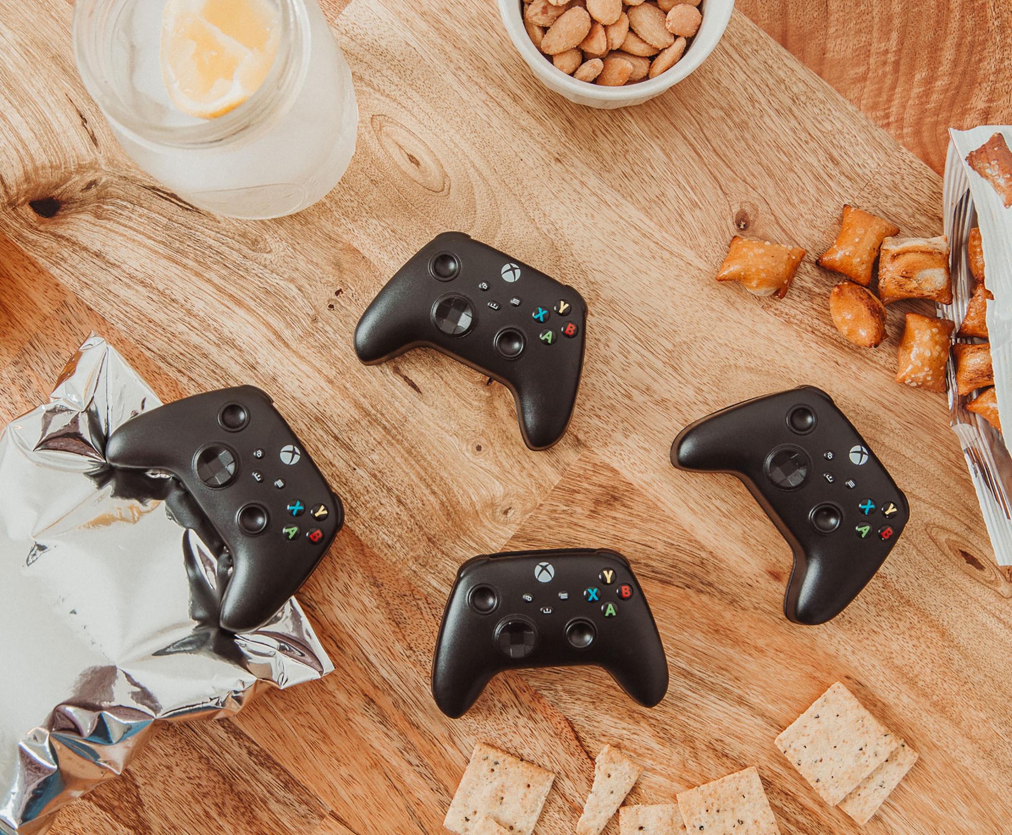 Officially Licensed Xbox Controller-Shaped Chip Clips - Set of 4