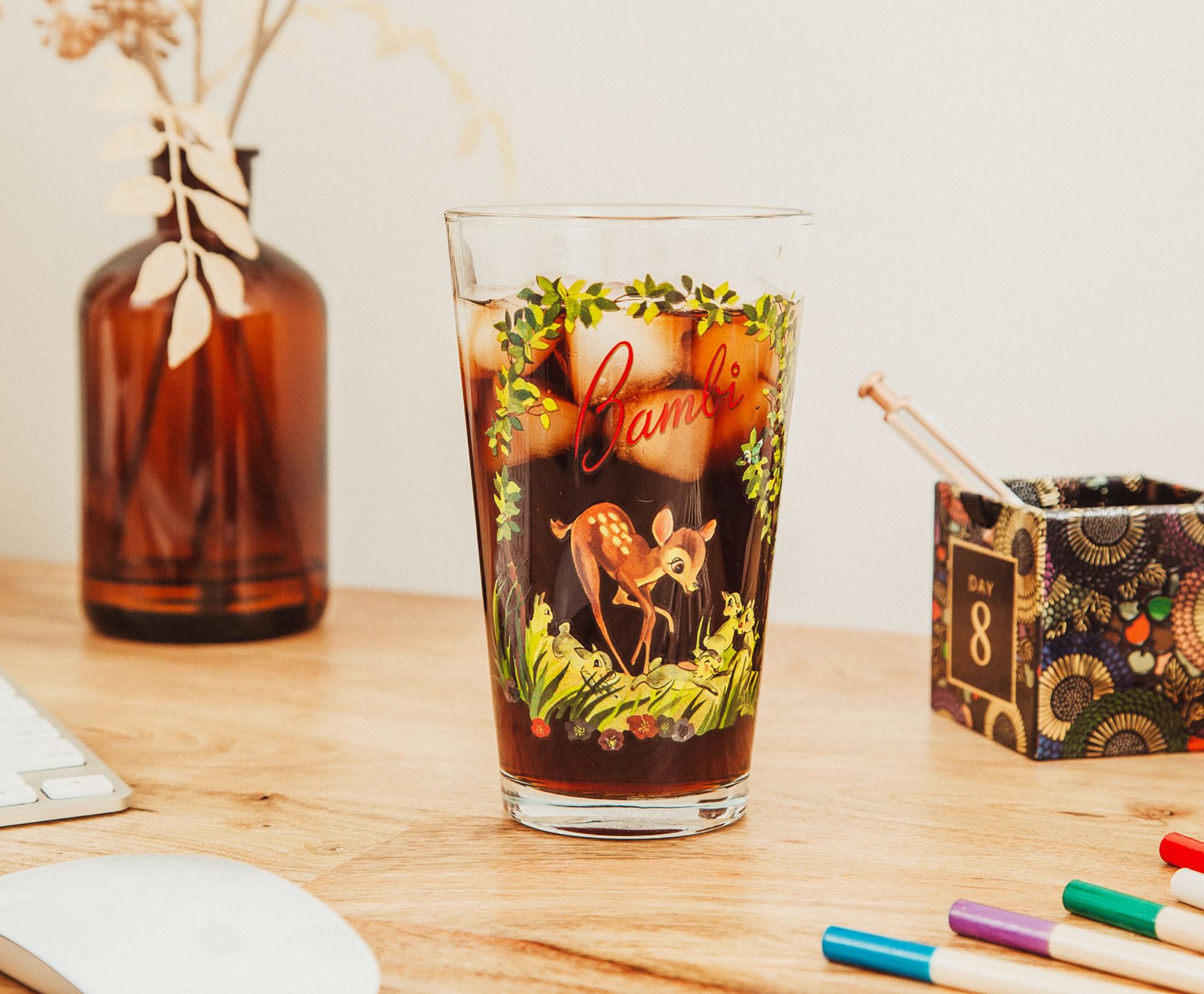 Enchanting Disney Bambi Storybook Pint Glass - 16 Oz