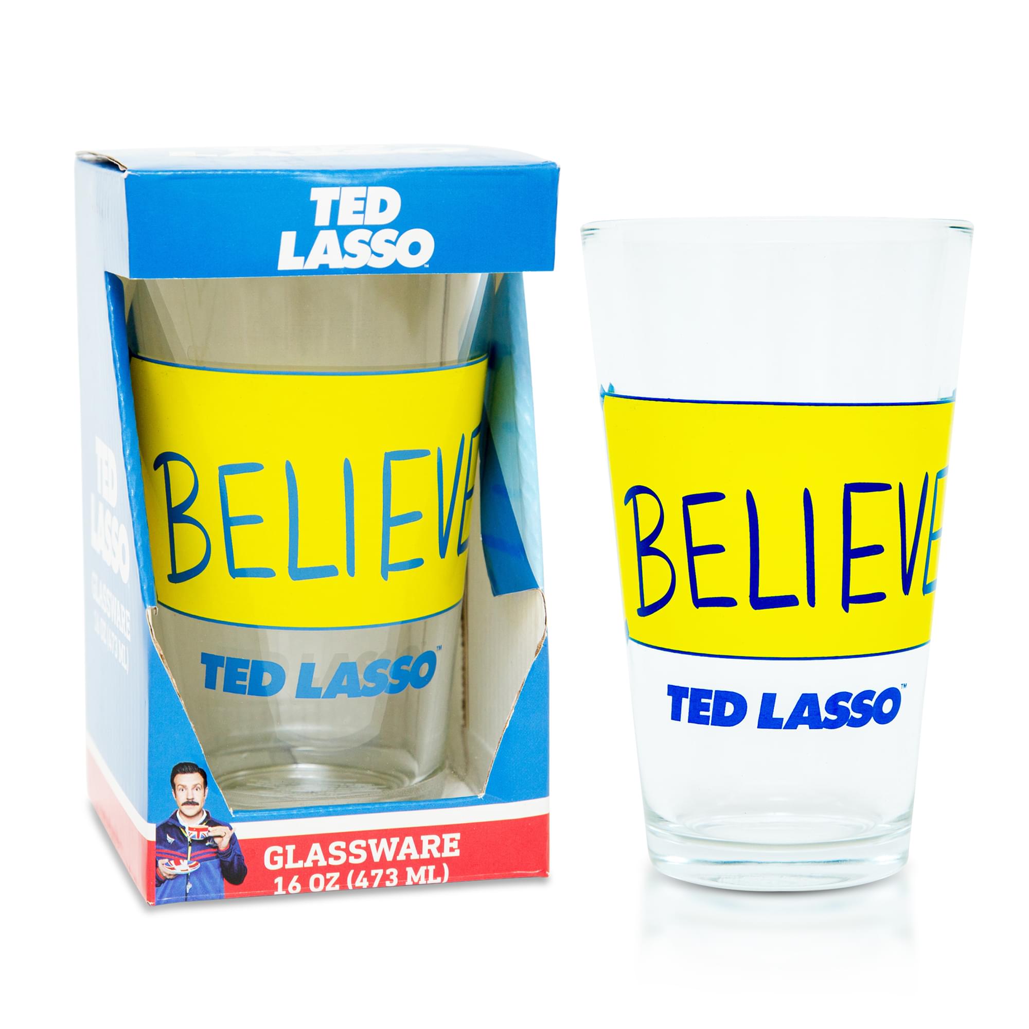 Inspiring Ted Lasso 16-Ounce Pint Glass