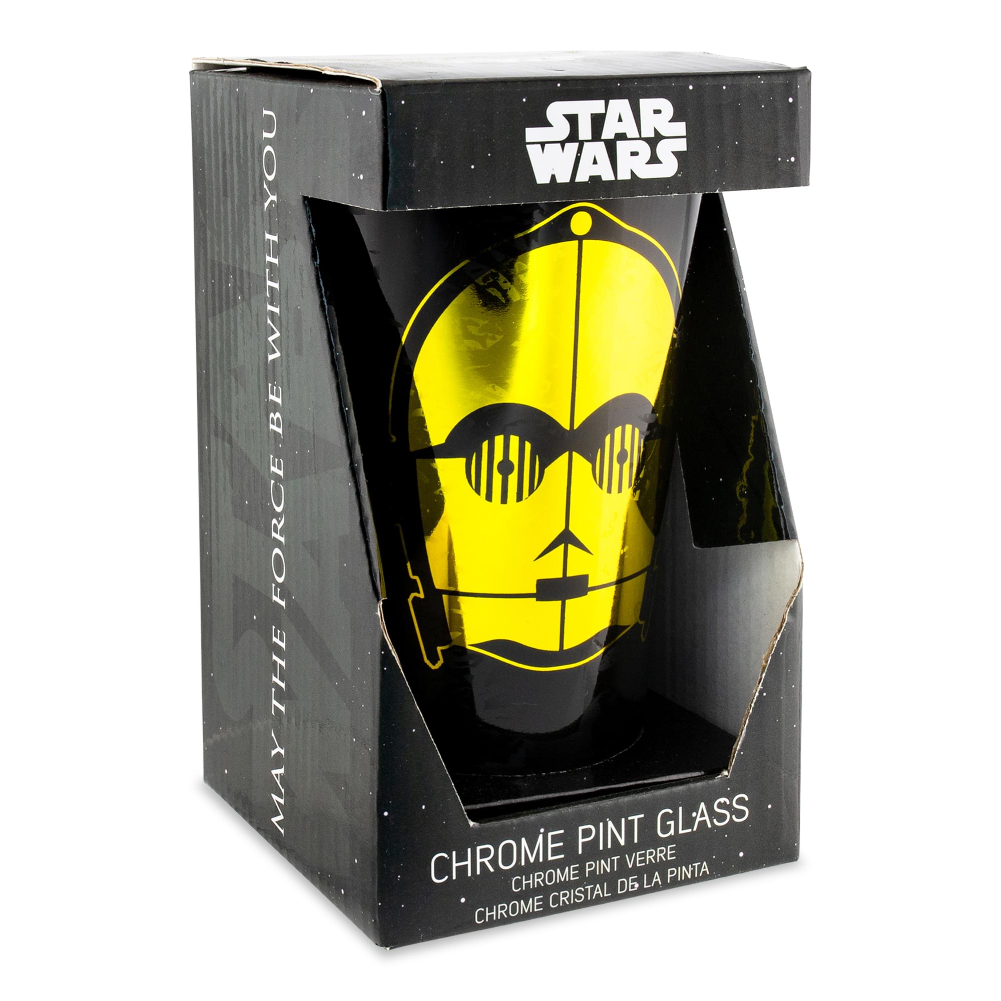 Epic Star Wars C3PO Chrome Pint Glass