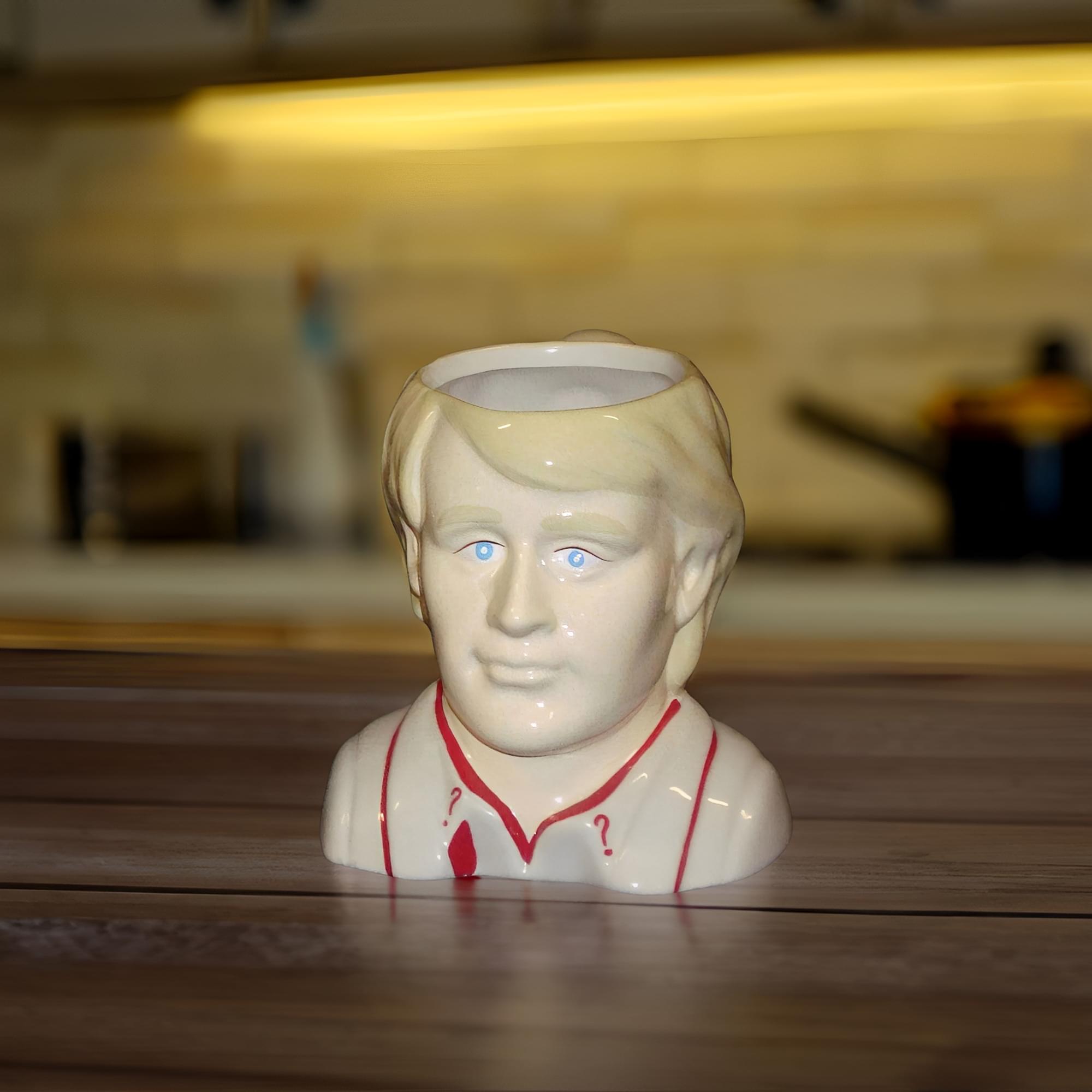 Time-Traveling Delight: Doctor Who 5th Doctor Peter Davison Ceramic 3D Toby Jug Mug