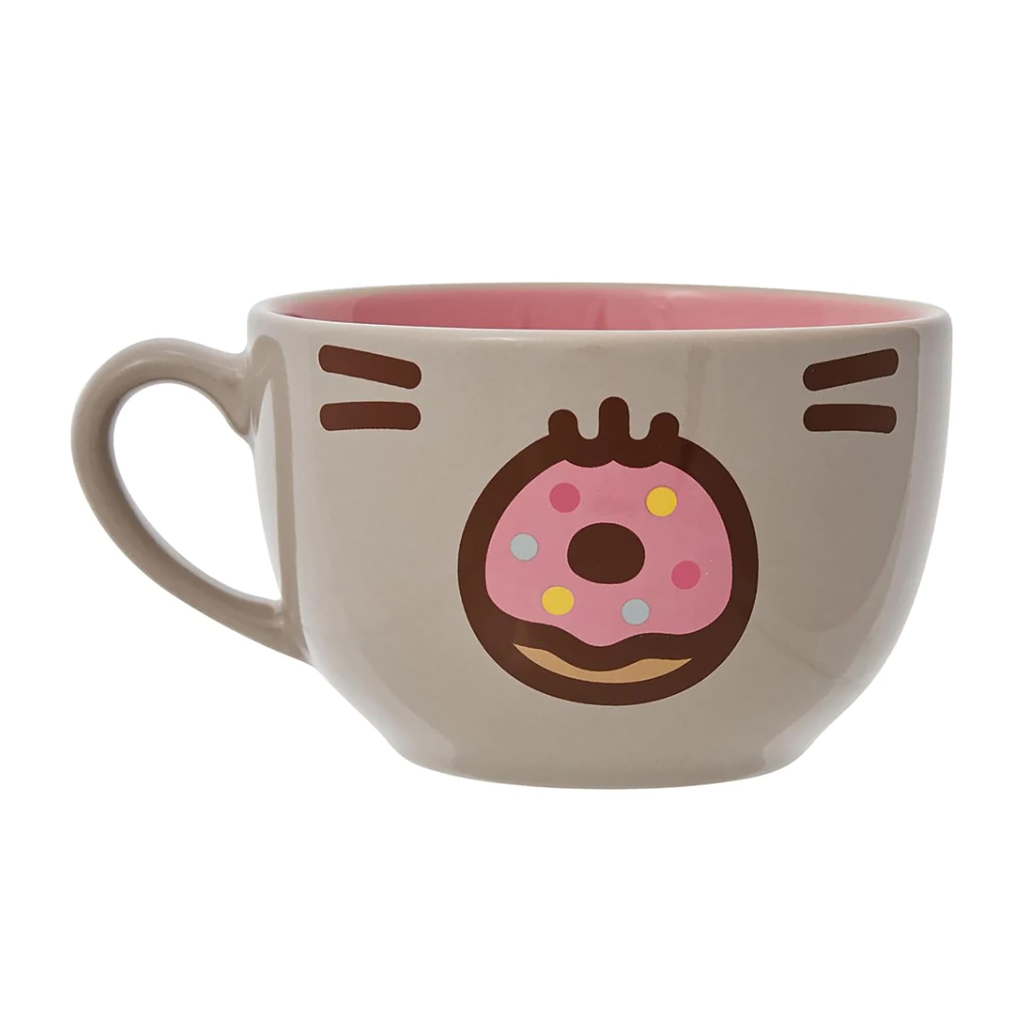 Adorable Pusheen Donut 18oz Stoneware Latte Mug