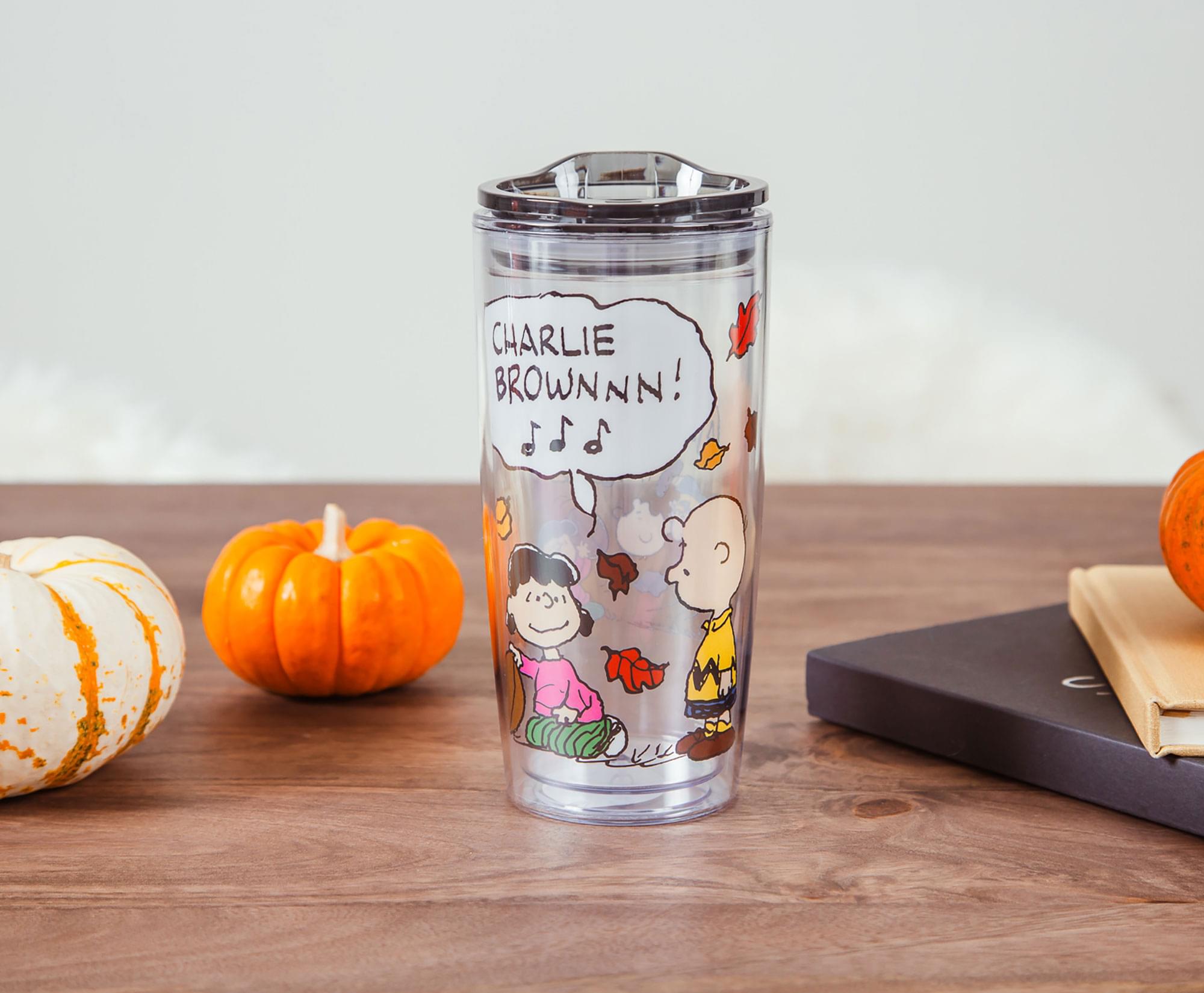 Celebrate Charlie Brown's Iconic Football Fails with This 20-Ounce Travel Tumbler