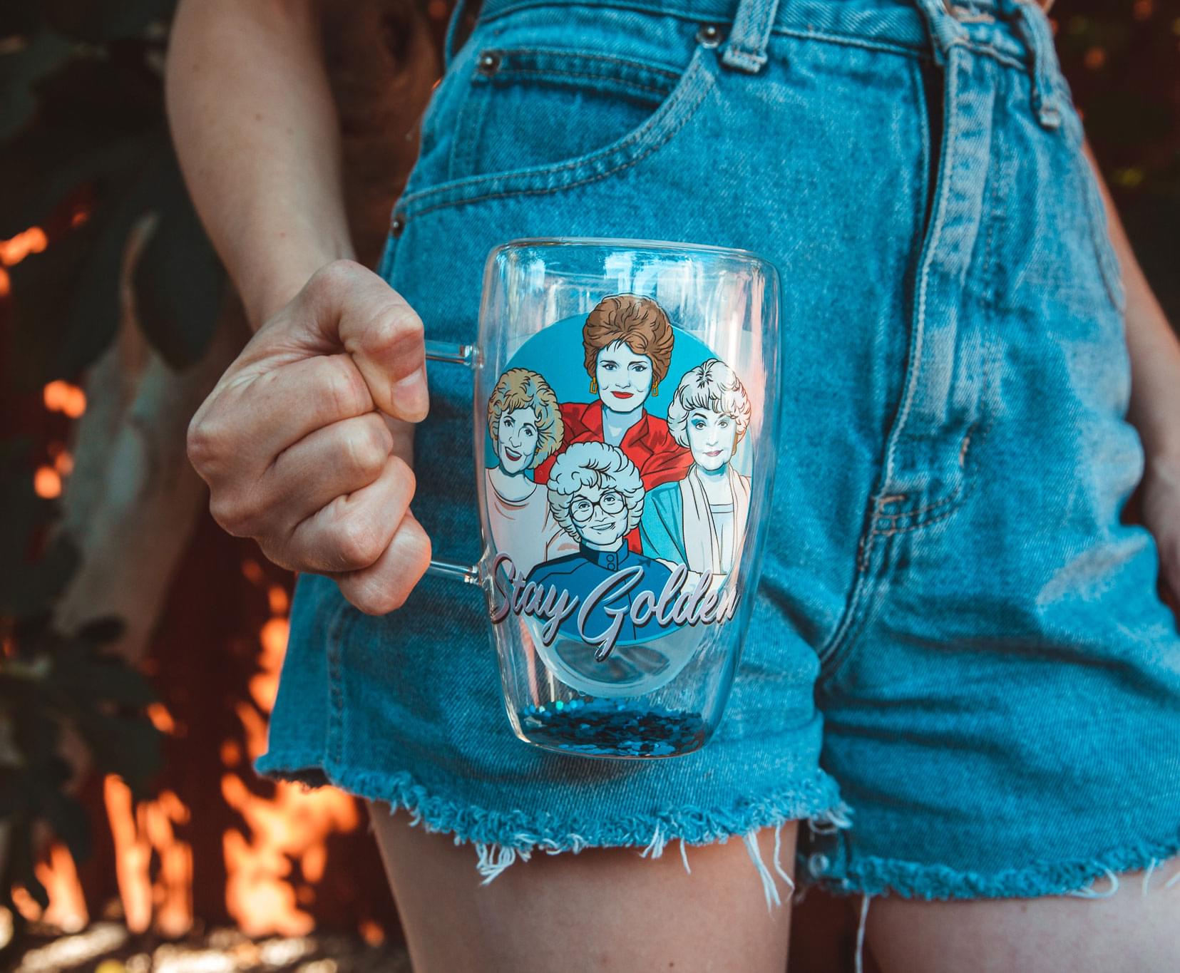 Golden Girls Exclusive 15 - Ounce Double - Walled Glass Mug